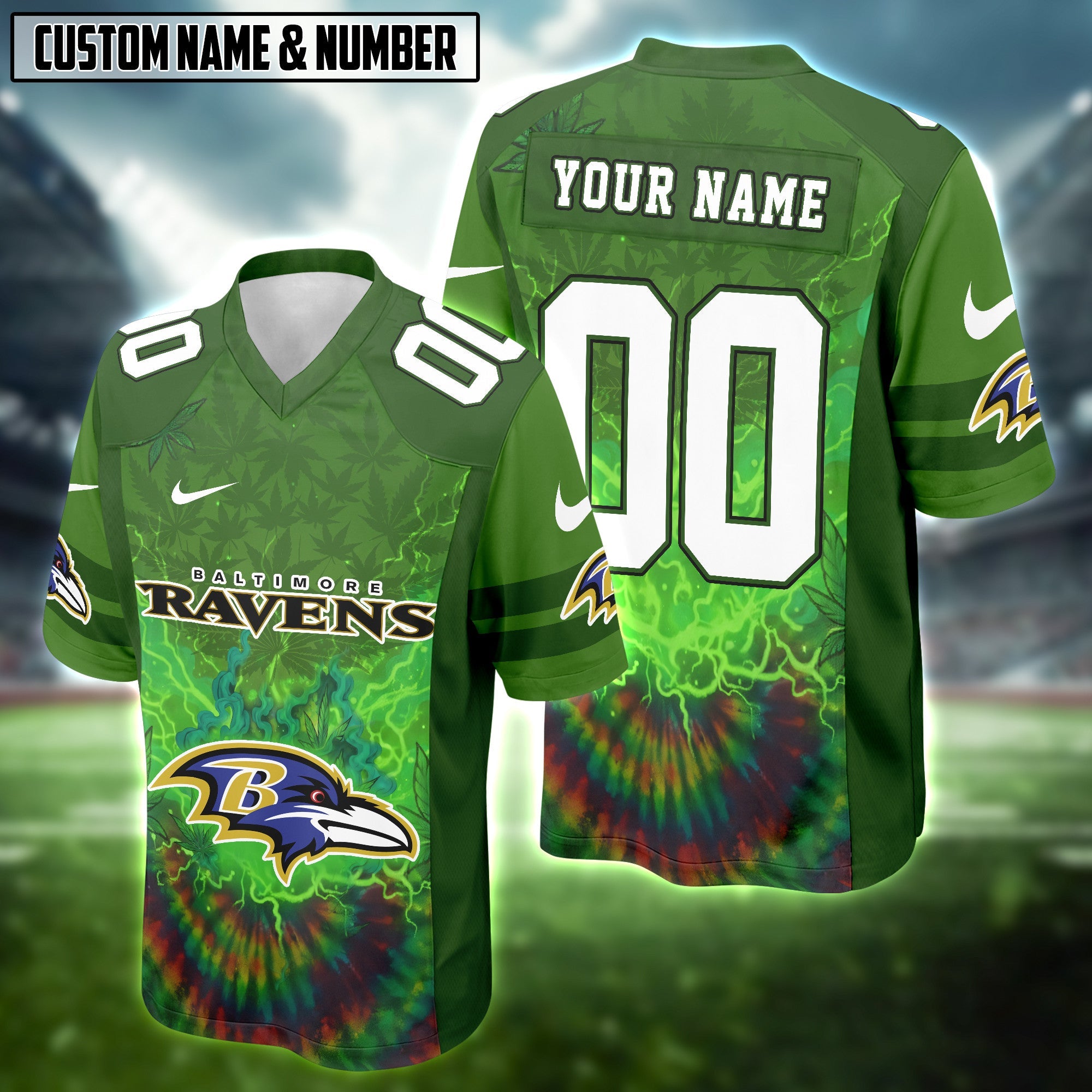 NFL X Canabis Weeb High Football Jersey Editions Limited