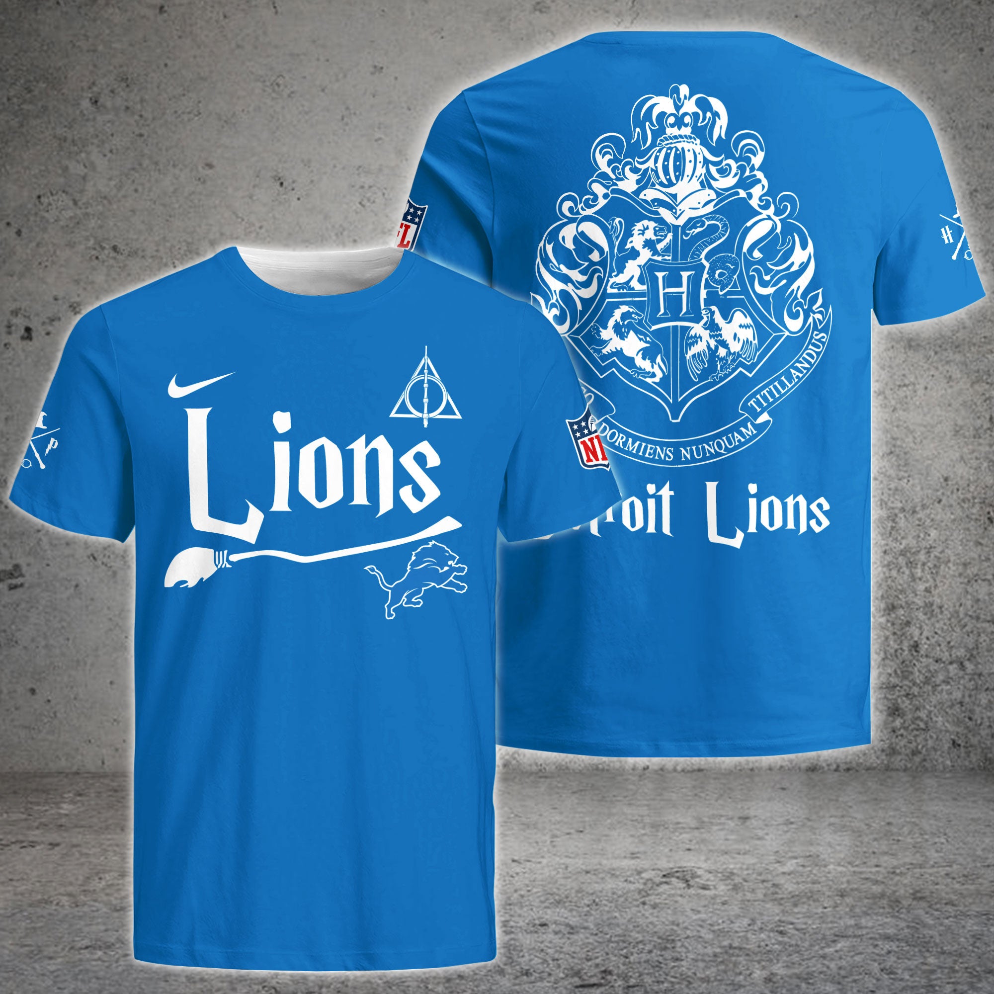 Detroit Lions Harry Potter Combo Tshirt | Jogger | Cap