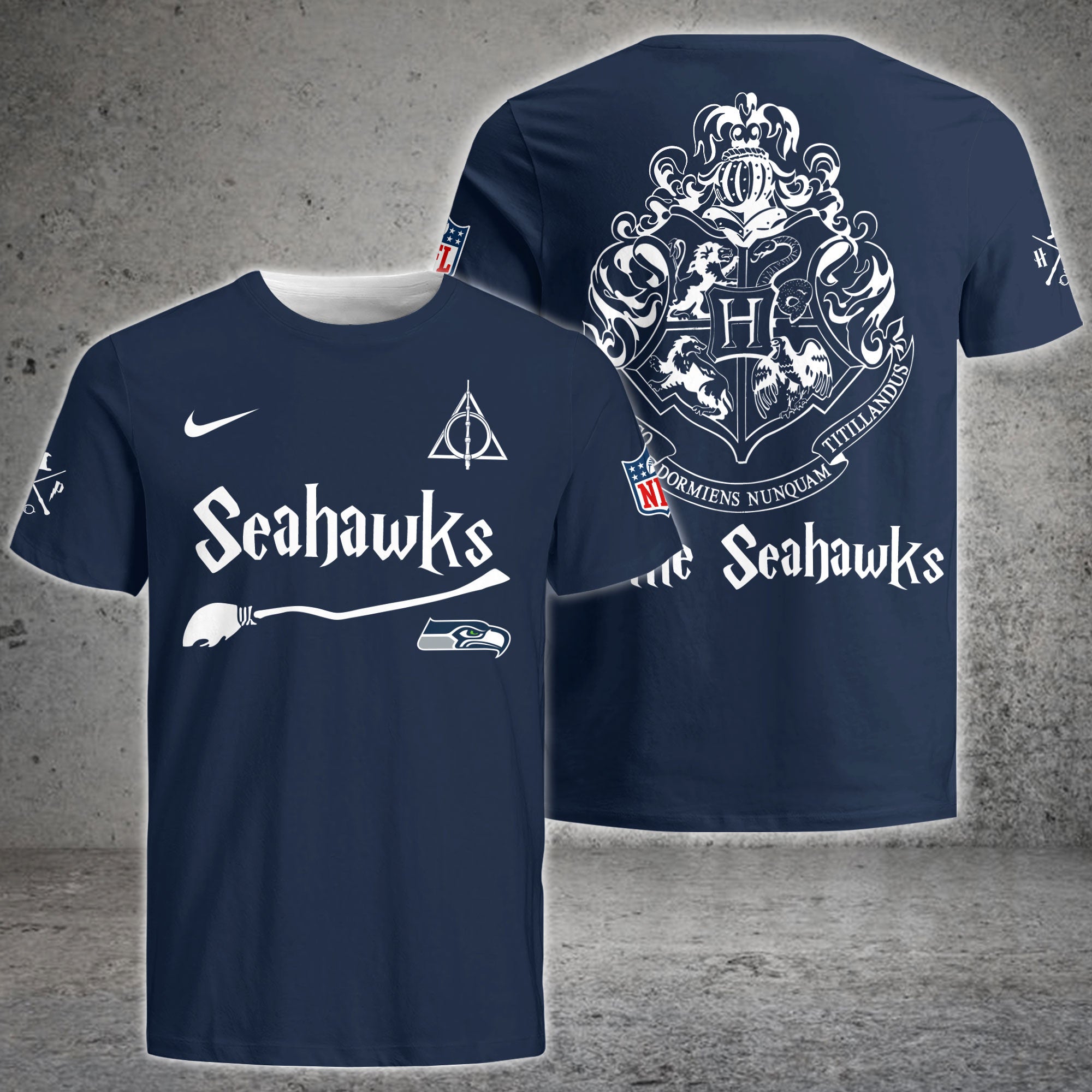 Seattle Seahawks Harry Potter Combo Tshirt | Jogger | Cap