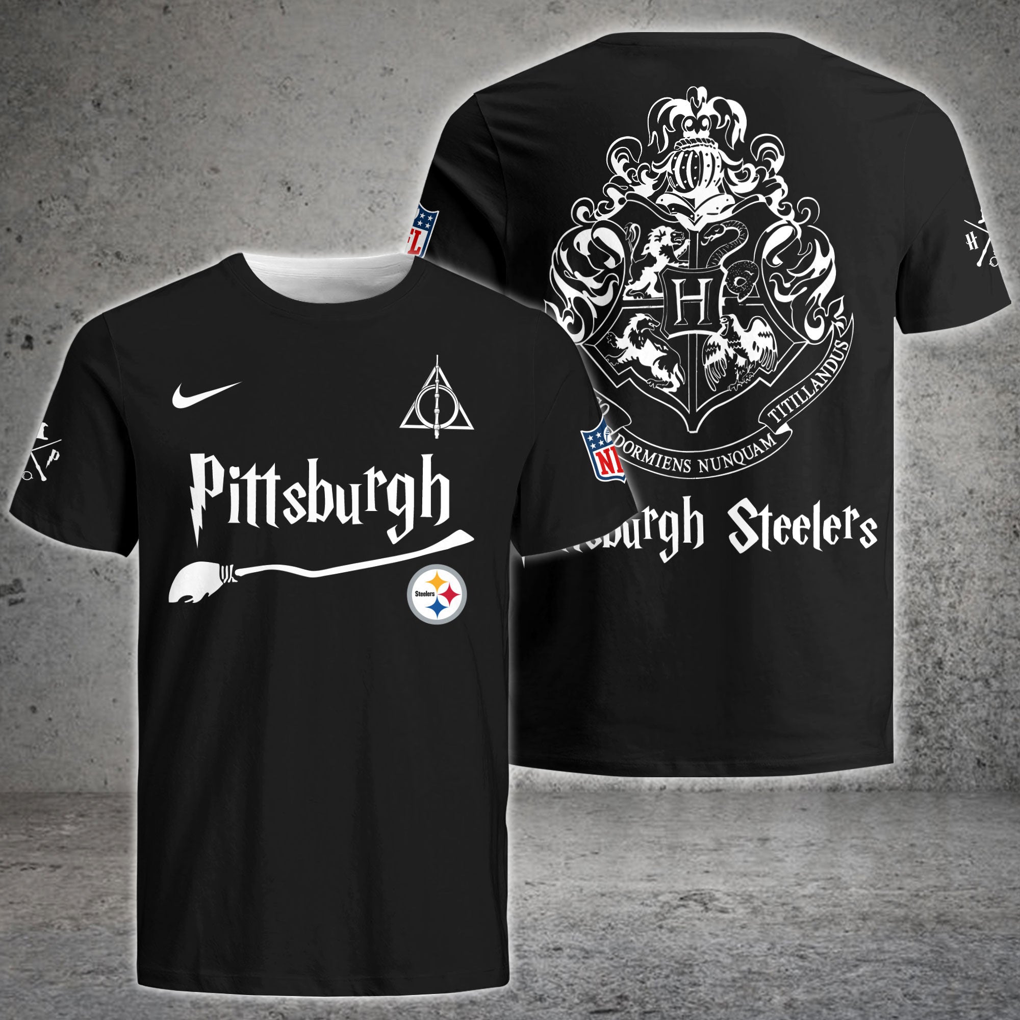 Pittsburgh Steelers Harry Potter Combo Tshirt | Jogger | Cap