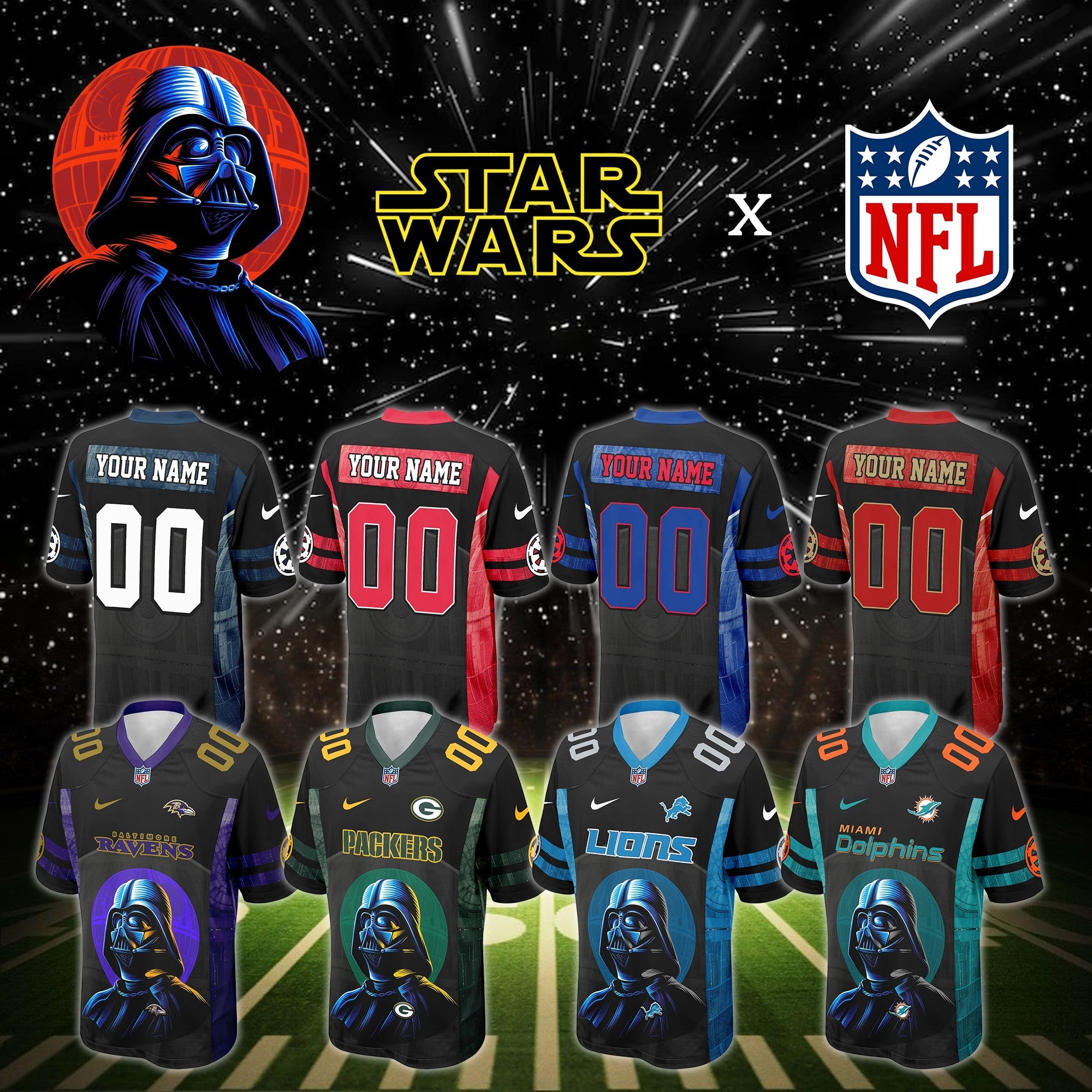 NFL X Star Wars 2025 Football Jersey Editions Limited