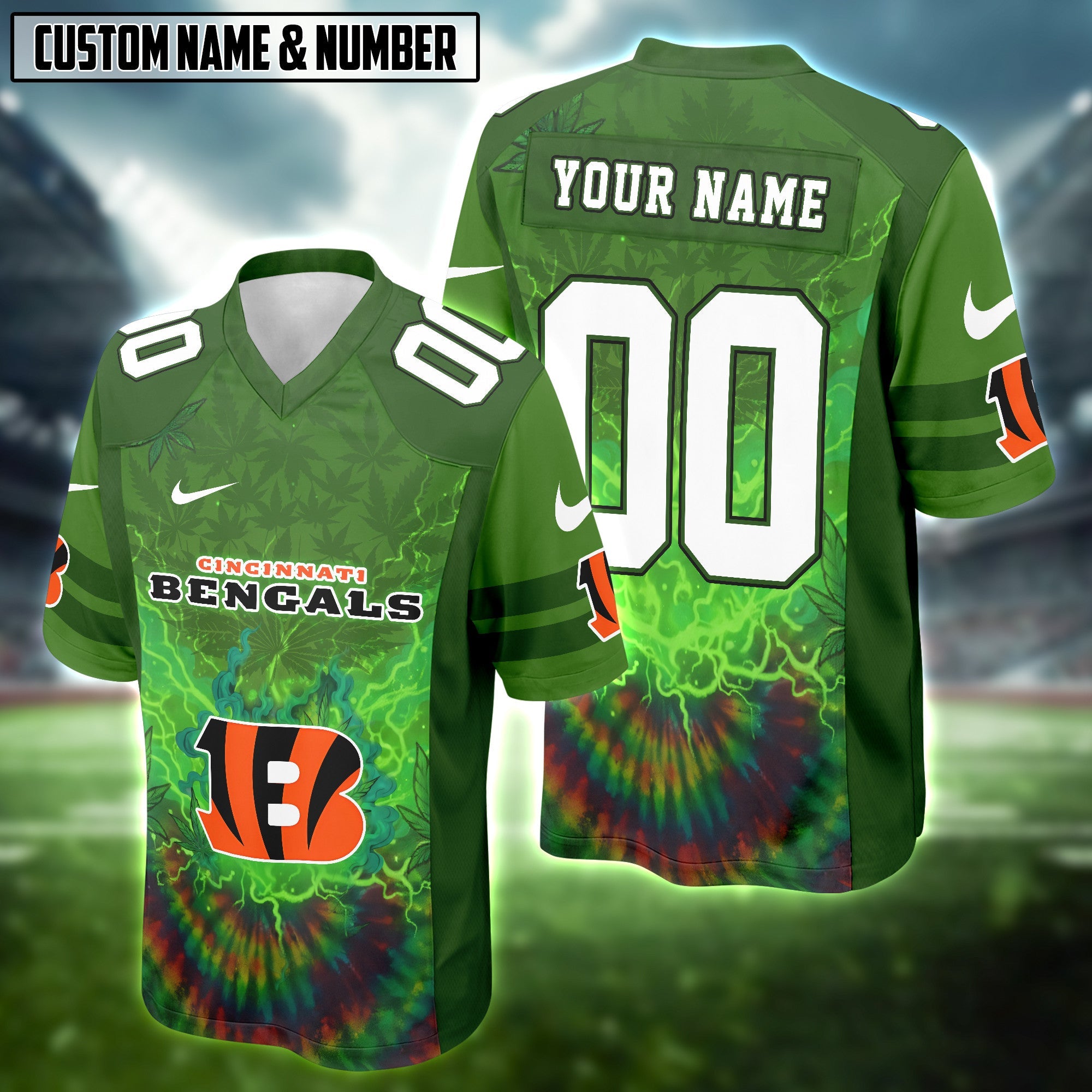 NFL X Canabis Weeb High Football Jersey Editions Limited