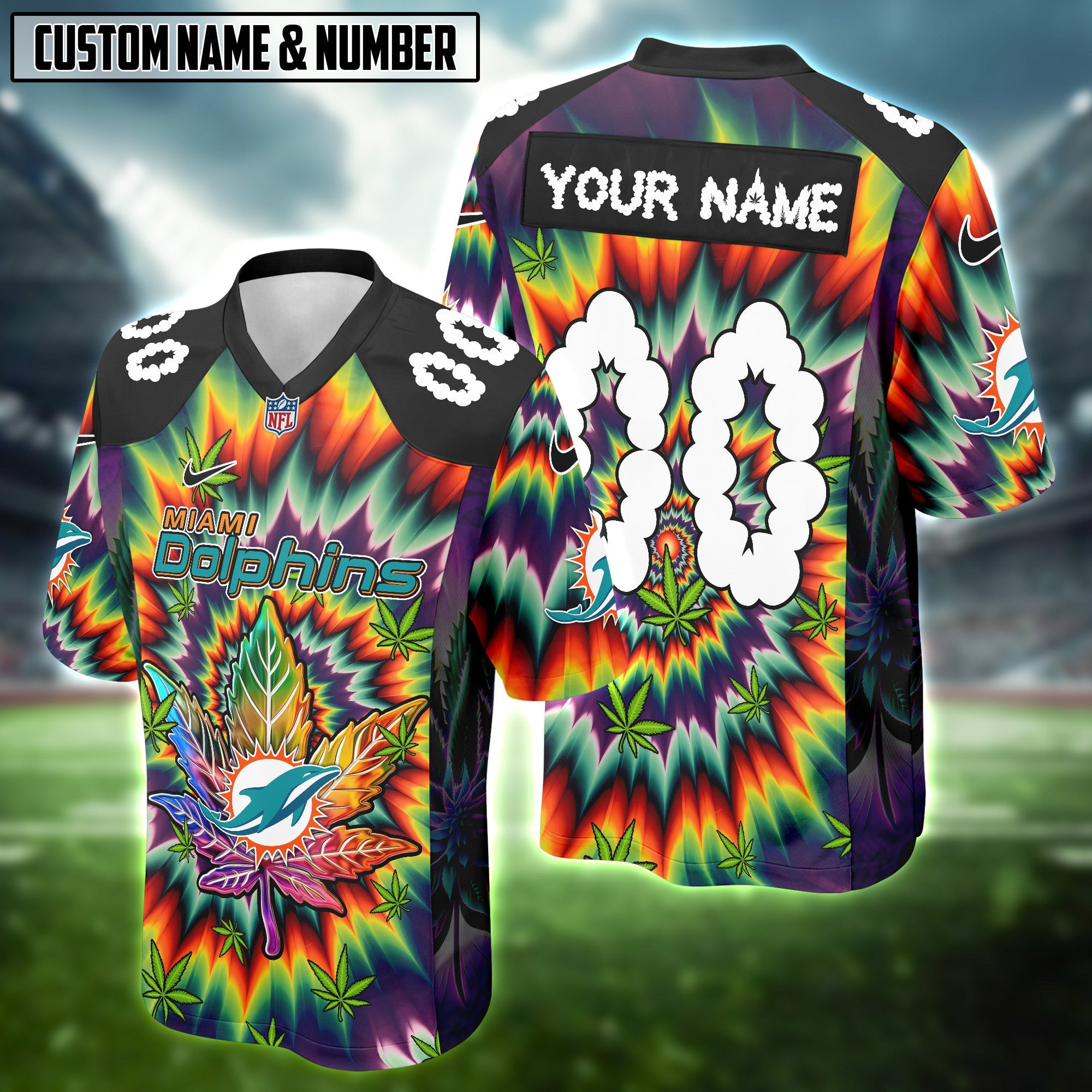 NFL X Canabis Weeb High Lovers Football Jersey Editions Limited