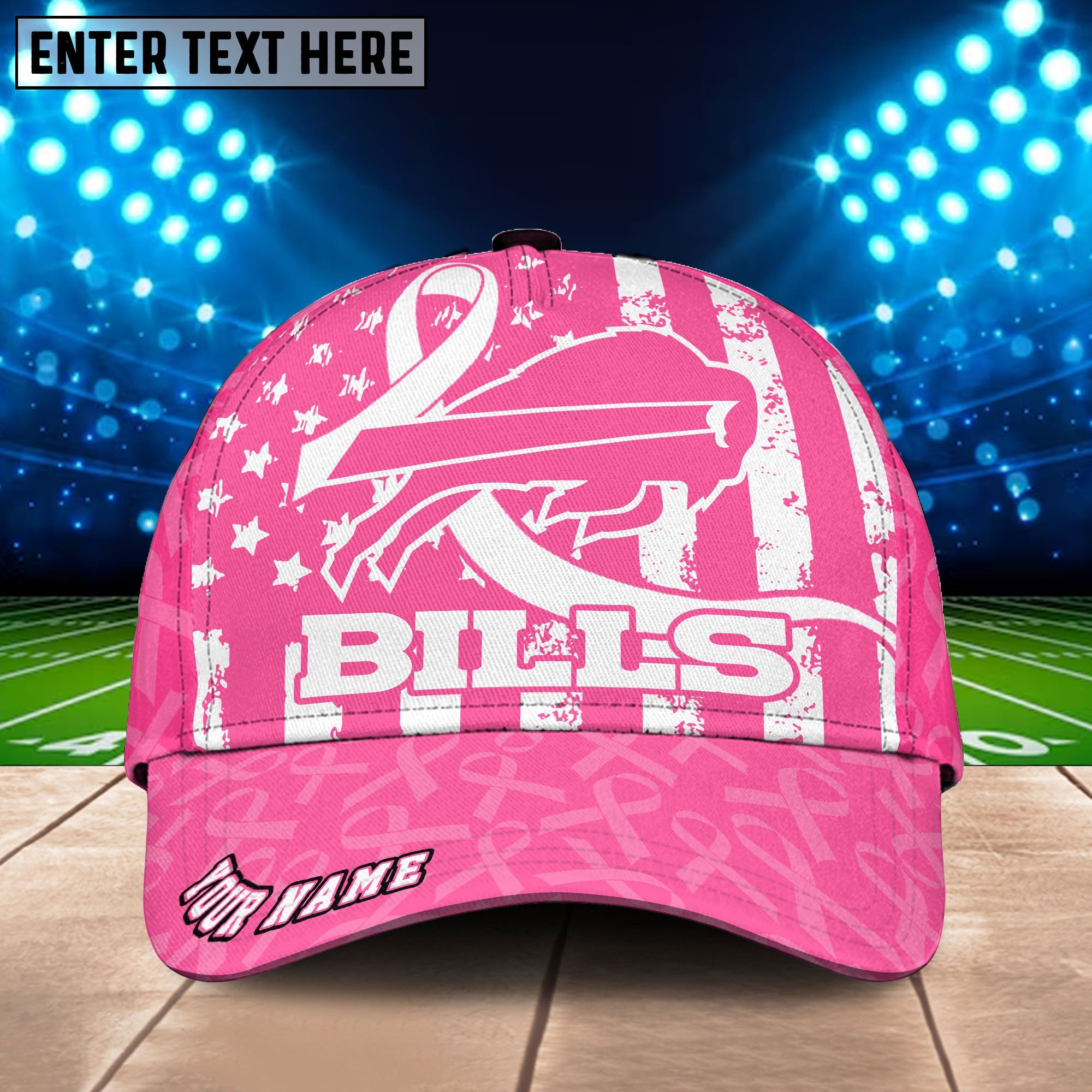 NFL Breast Cancer Awareness Football Cap Editions Limited