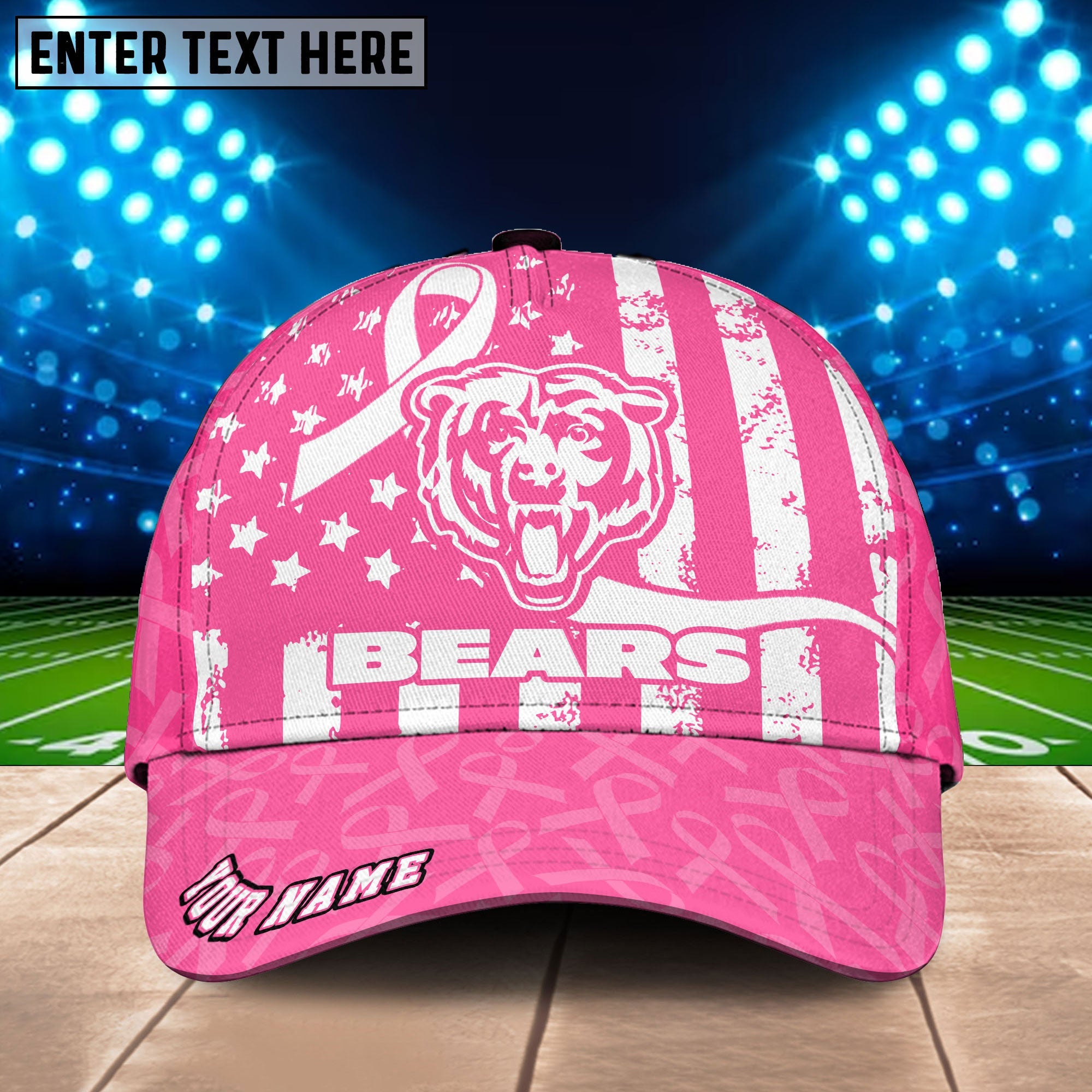 NFL Breast Cancer Awareness Football Cap Editions Limited