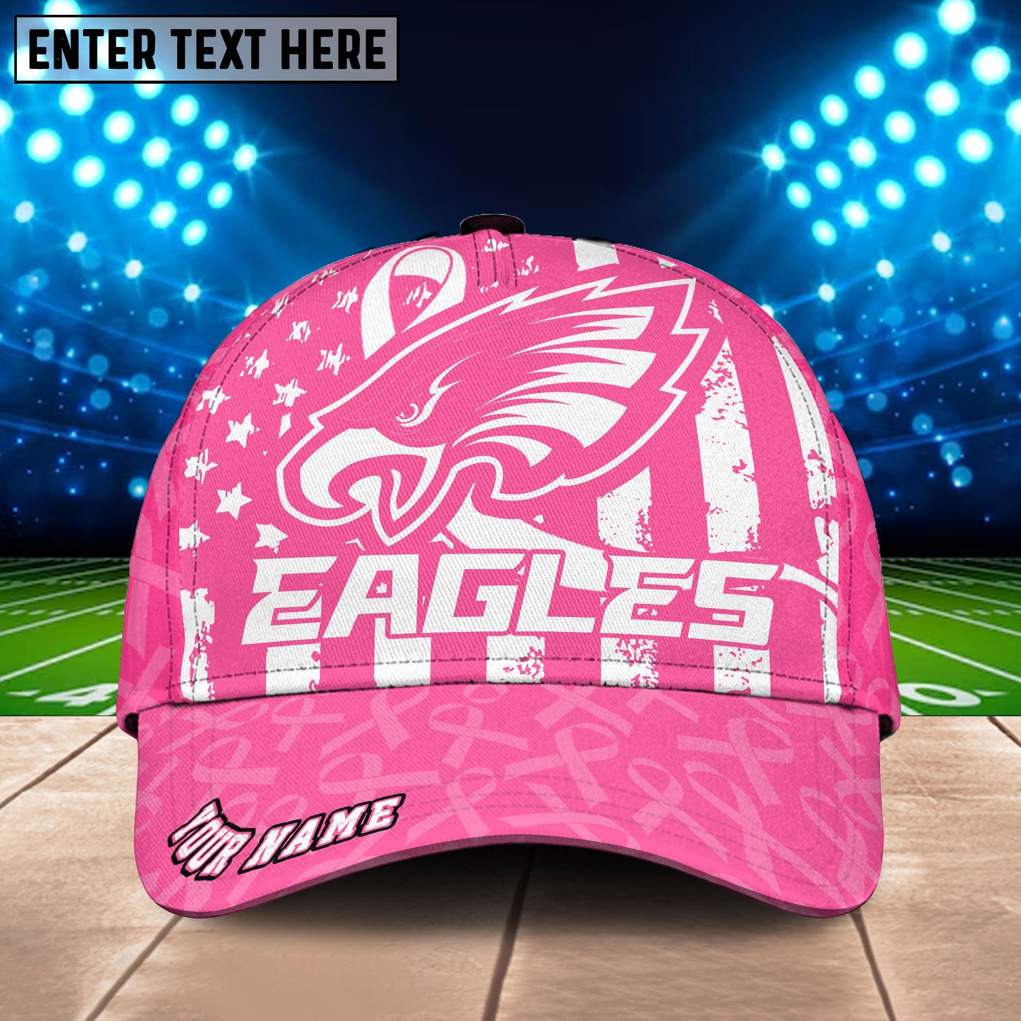 NFL Breast Cancer Awareness Football Cap Editions Limited