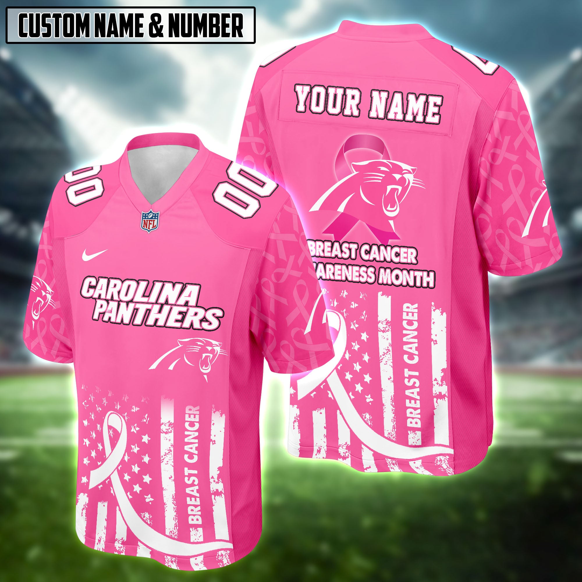 NFL Breast Cancer Awareness Football Jersey Editions Limited 2025