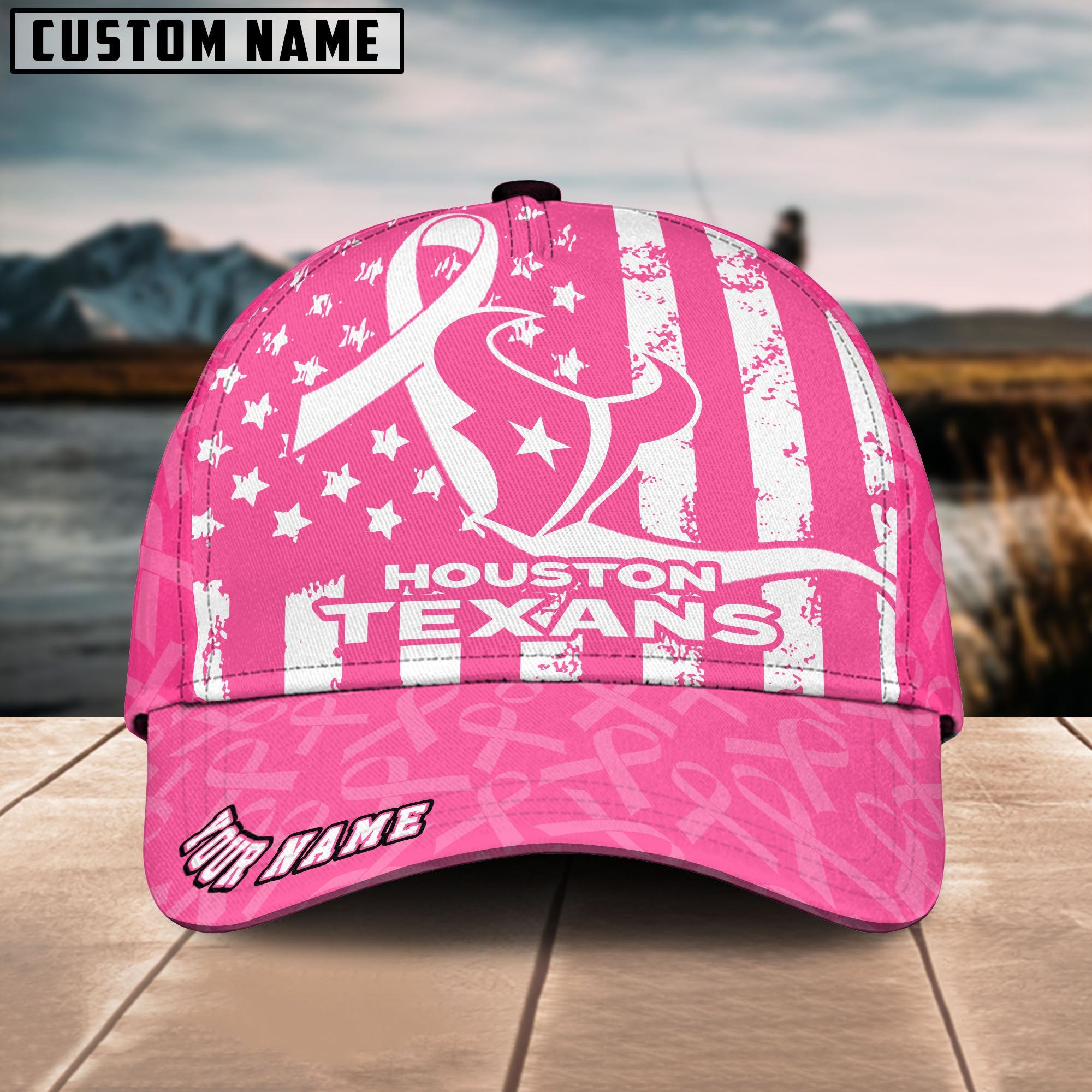 NFL Breast Cancer Awareness Football Cap Editions Limited