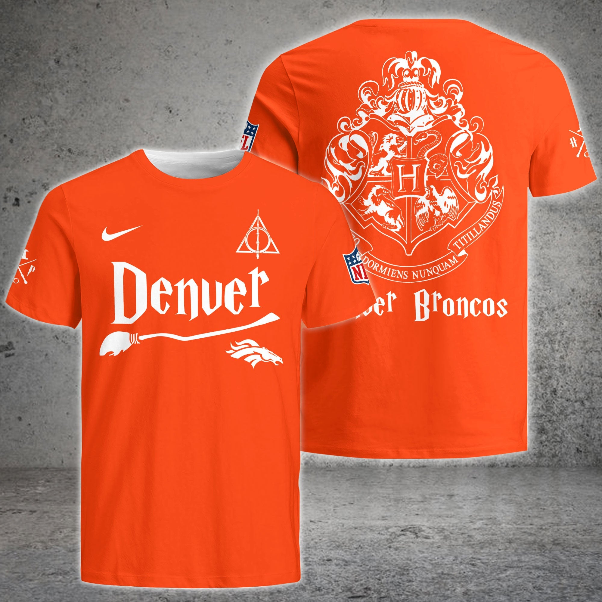 Denver Broncos Harry Potter Combo Tshirt | Jogger | Cap
