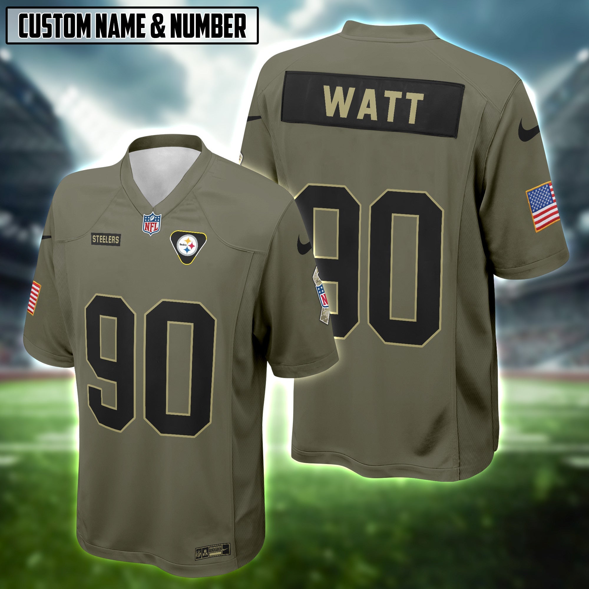 NFL Salute to Service Veteran Football Jersey Editions Limited