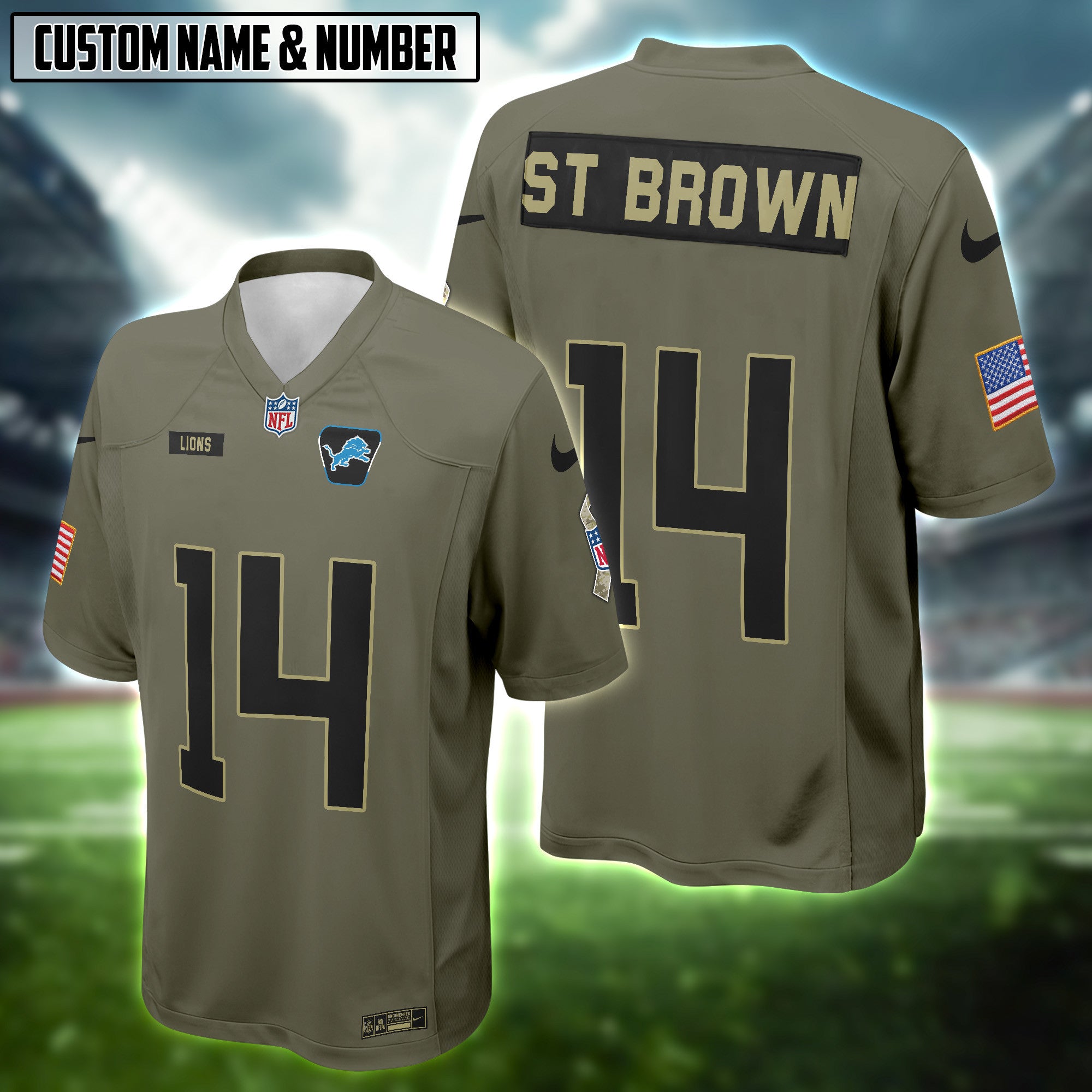 NFL Salute to Service Veteran Football Jersey Editions Limited
