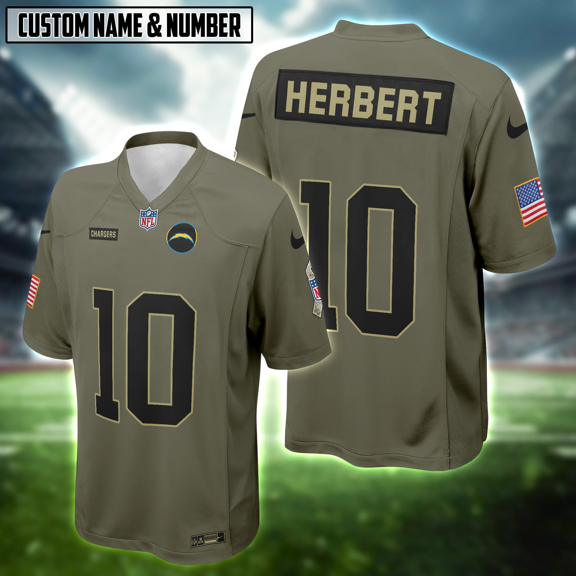 NFL Salute to Service Veteran Football Jersey Editions Limited