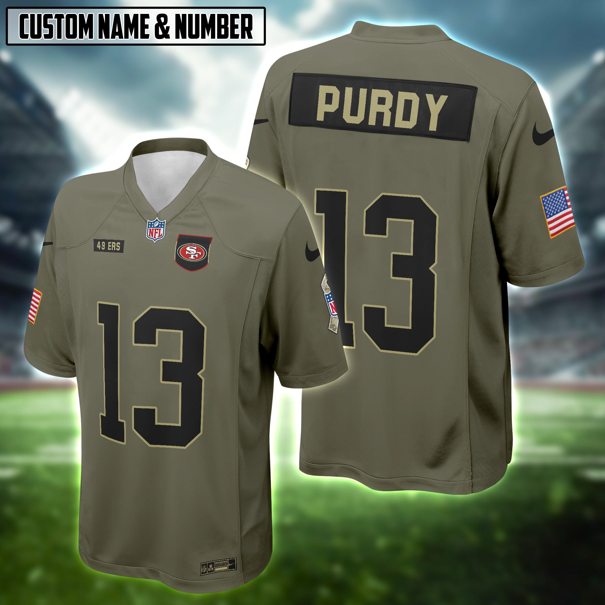 NFL Salute to Service Veteran Football Jersey Editions Limited