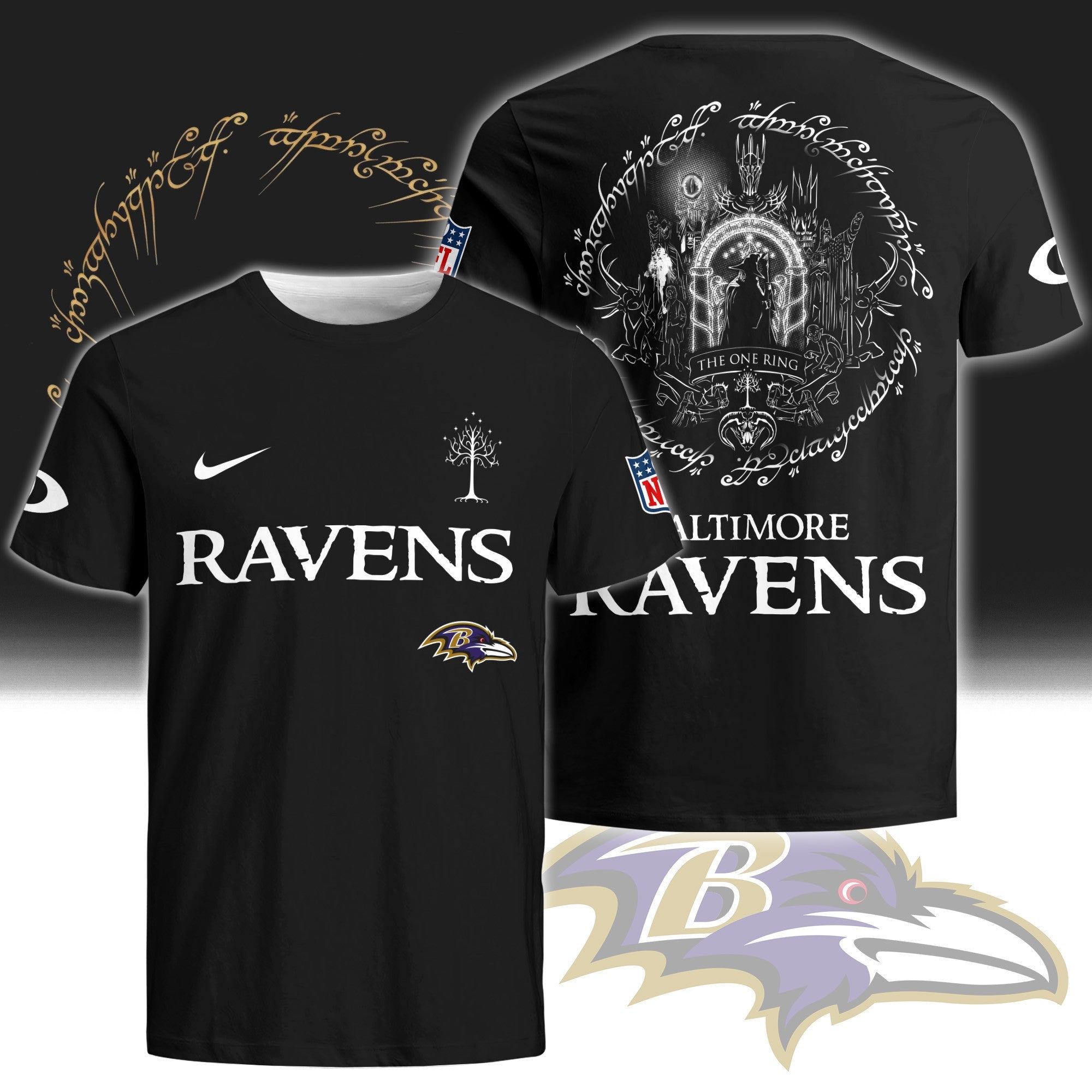NFL x The Lord of the Rings 3D Shirt Editions Limited