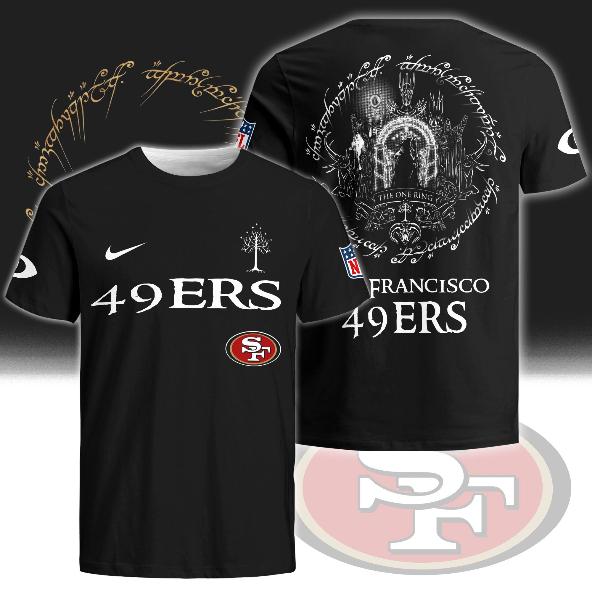 NFL x The Lord of the Rings 3D Shirt Editions Limited