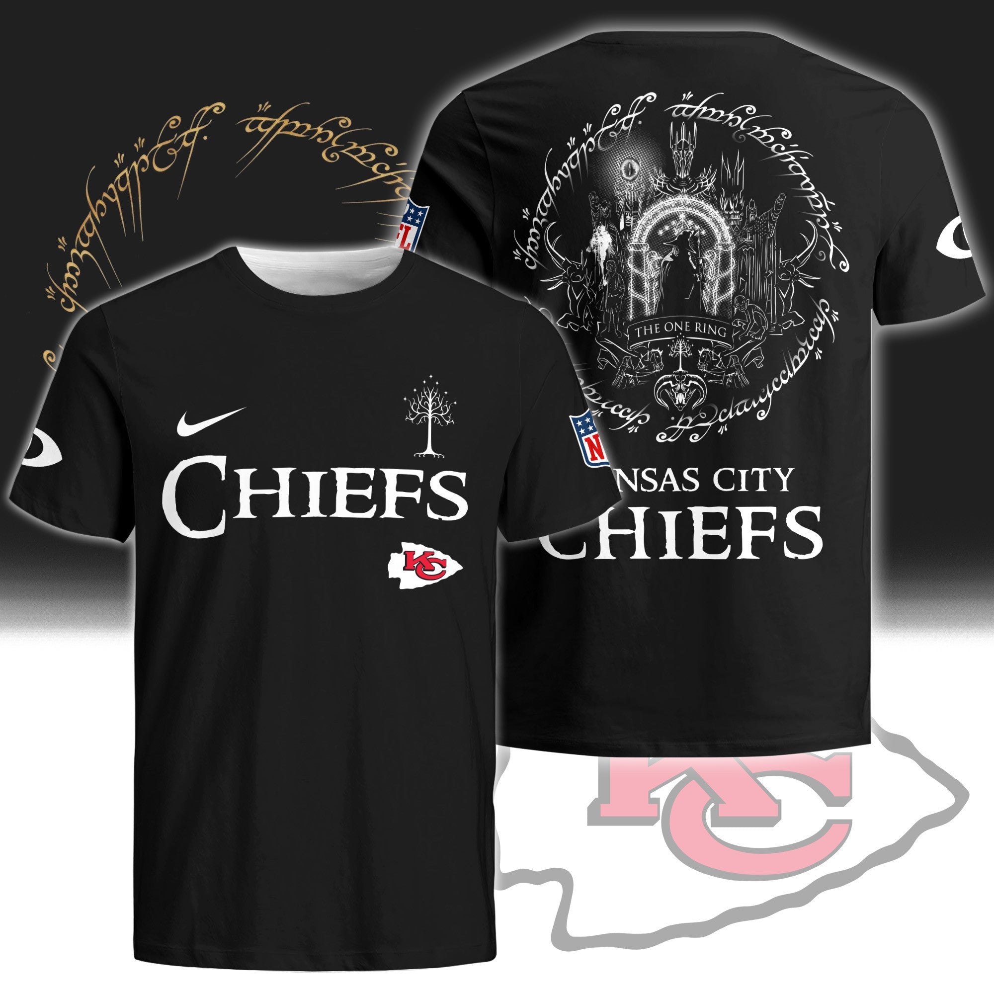 NFL x The Lord of the Rings 3D Shirt Editions Limited