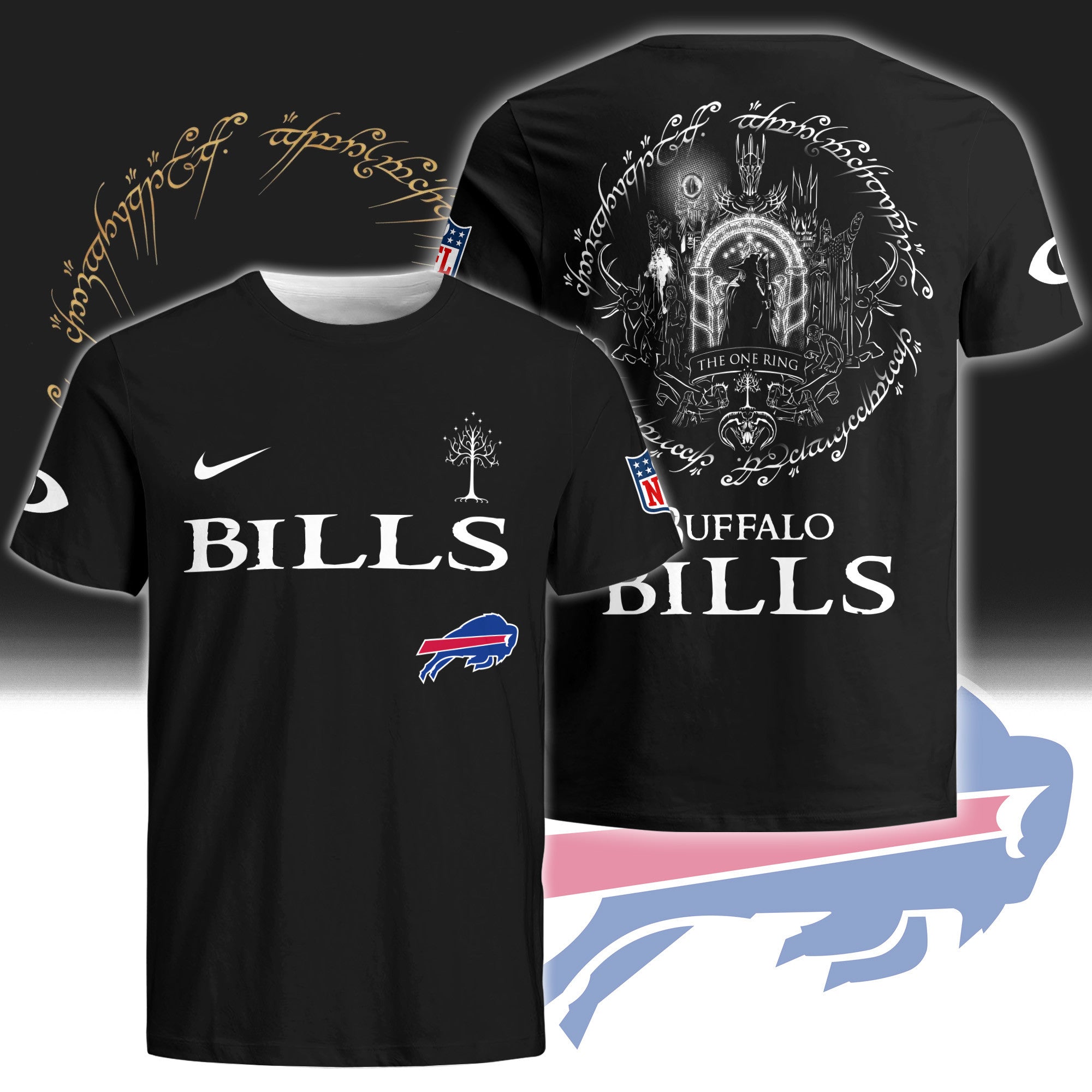 NFL x The Lord of the Rings 3D Shirt Editions Limited