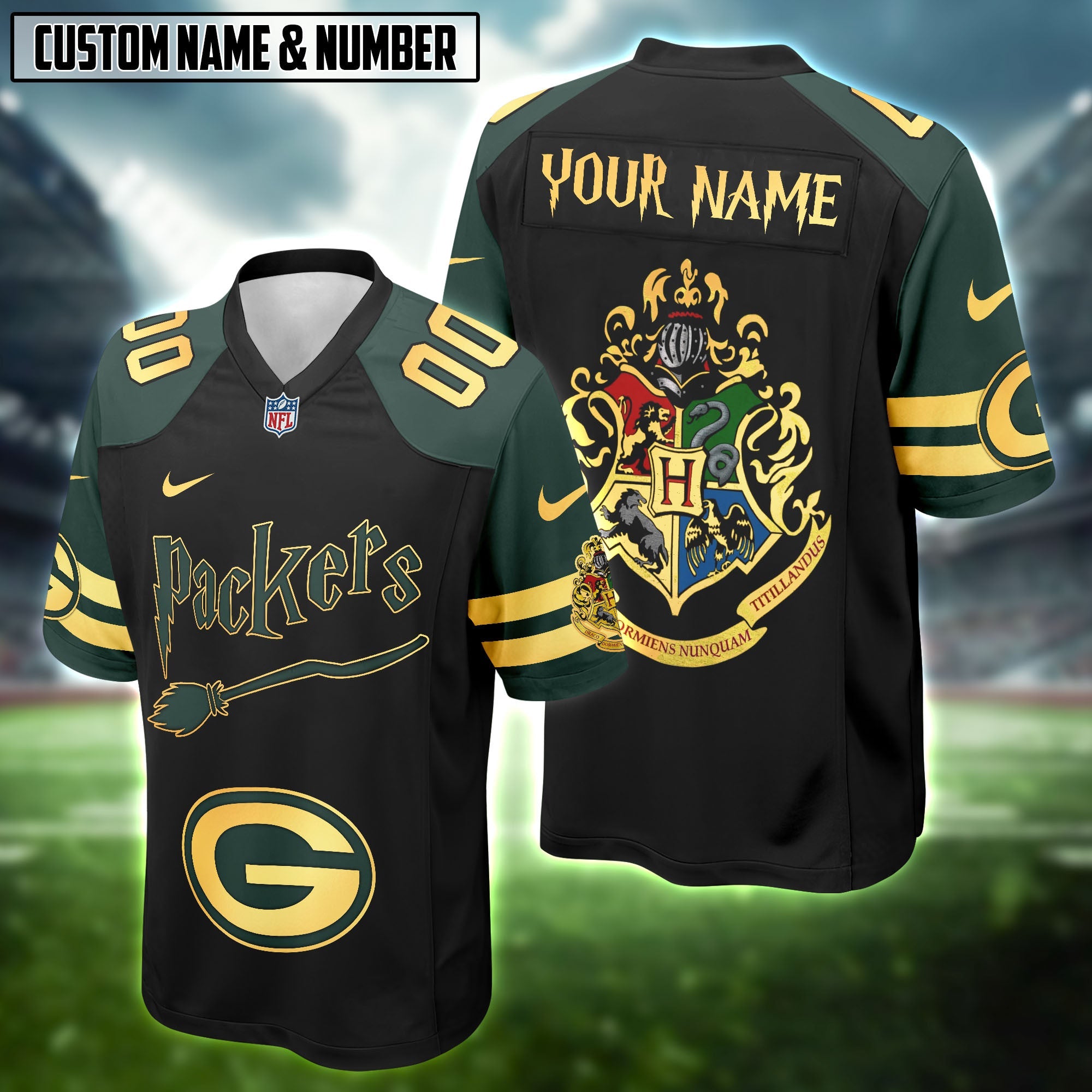 NFL Harry Potter Hogwarts Logo Football Jersey Editions Limited