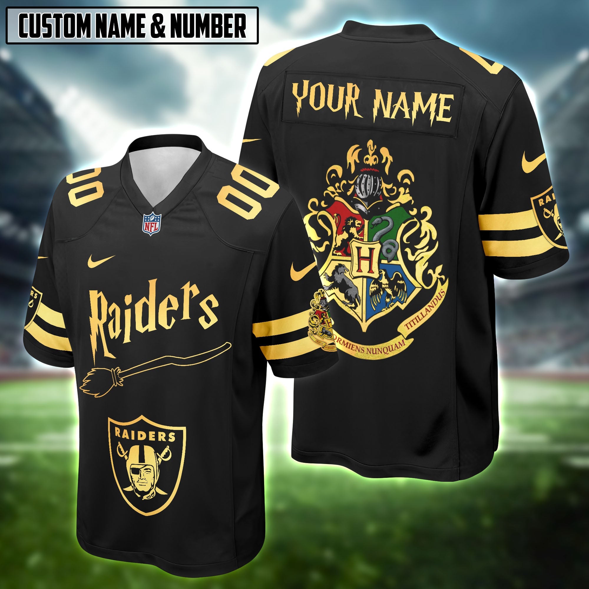 NFL Harry Potter Hogwarts Logo Football Jersey Editions Limited