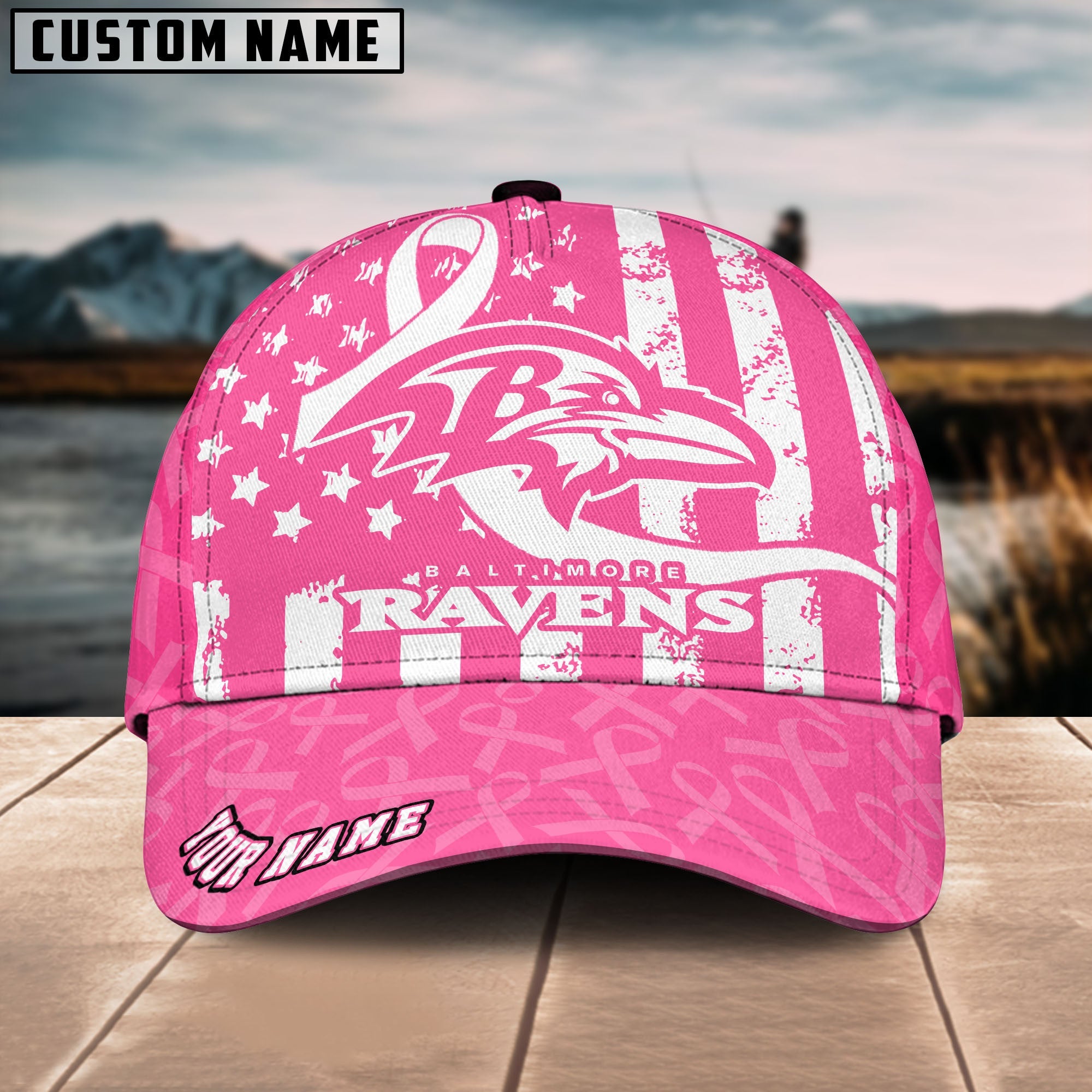 NFL Breast Cancer Awareness Football Cap Editions Limited
