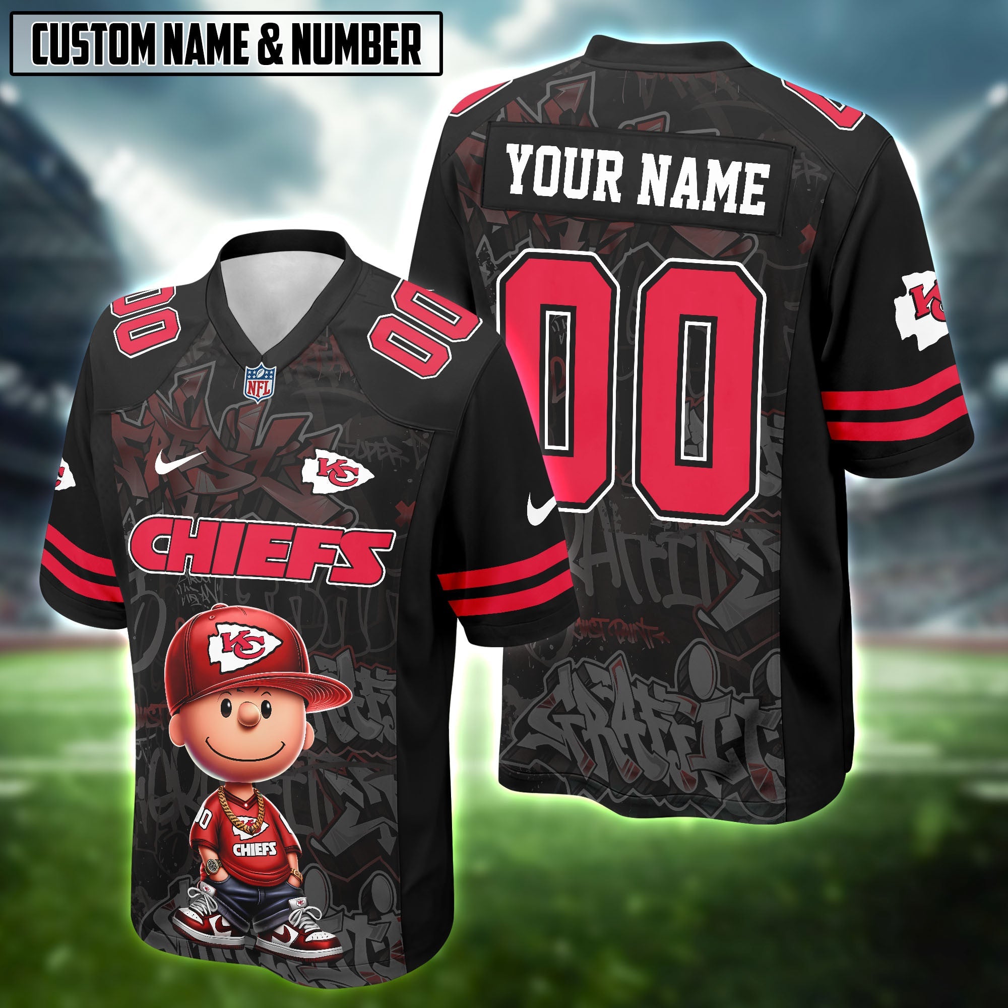 NFL x Charlie Brown HipHop Vibes Football Jersey Editions Limited