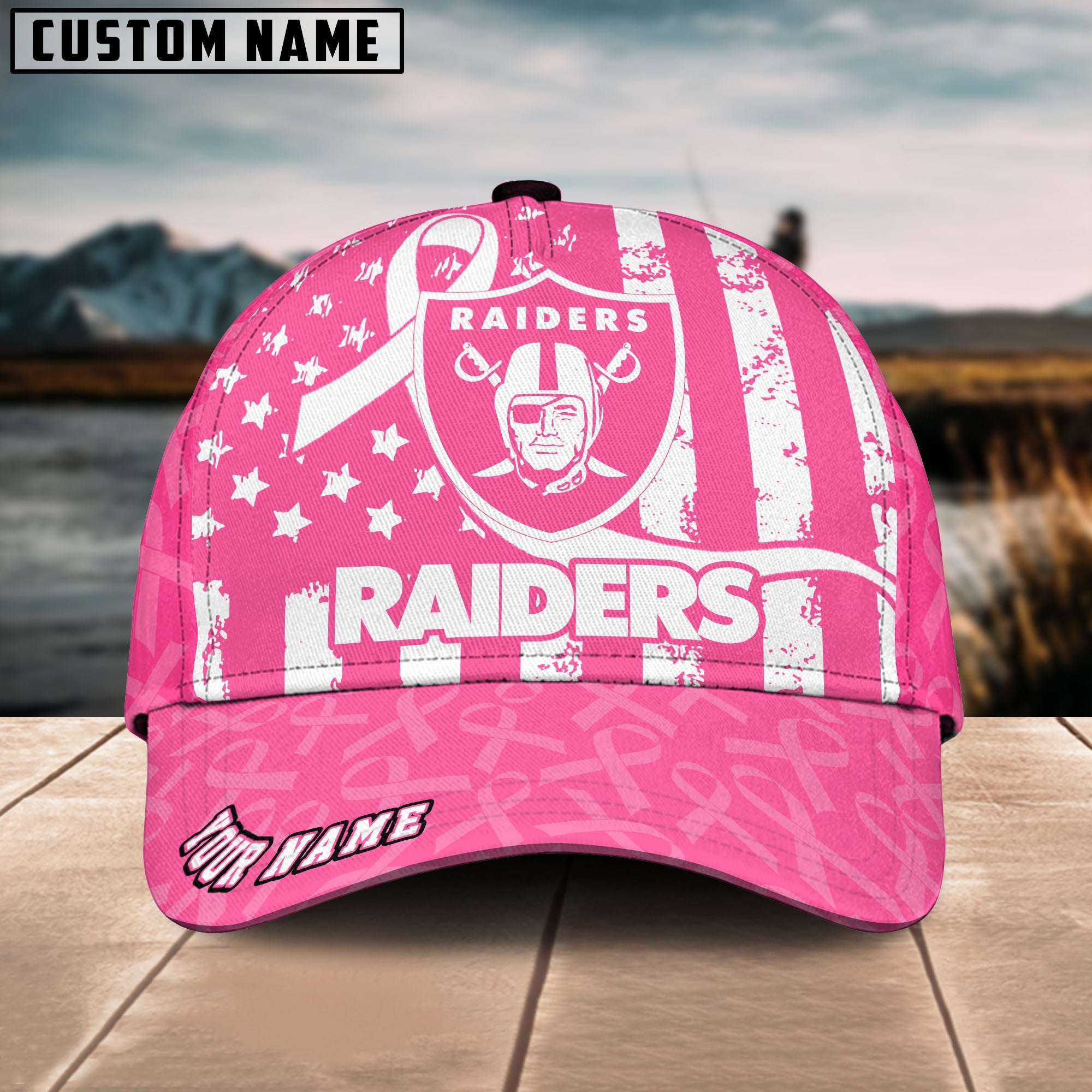 NFL Breast Cancer Awareness Football Cap Editions Limited