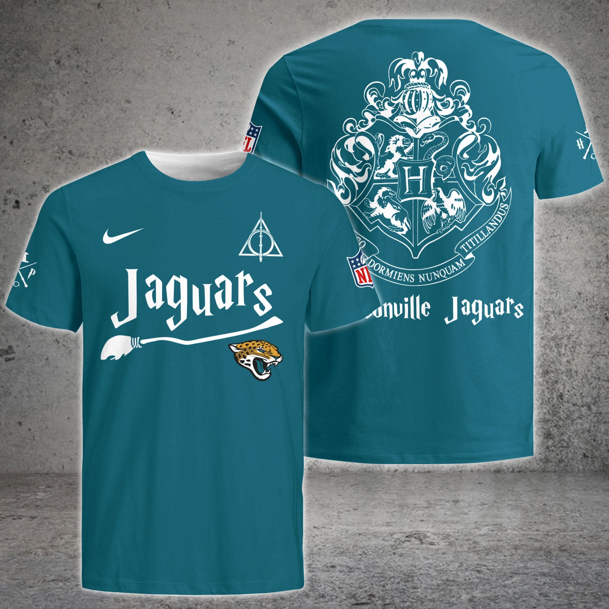 Jacksonville Jaguars Harry Potter Combo Tshirt | Jogger | Cap
