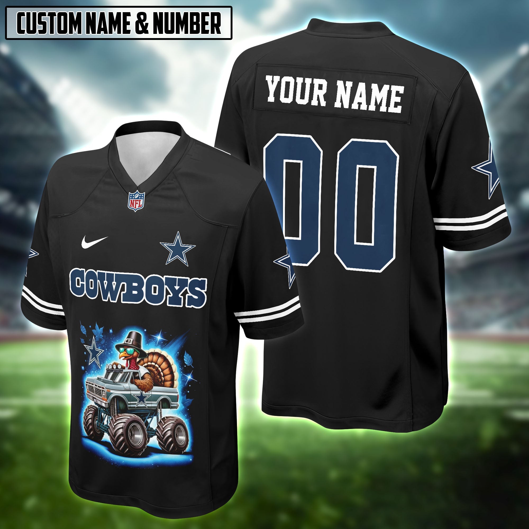 NFL Monster Truck Football Jersey Editions Limited