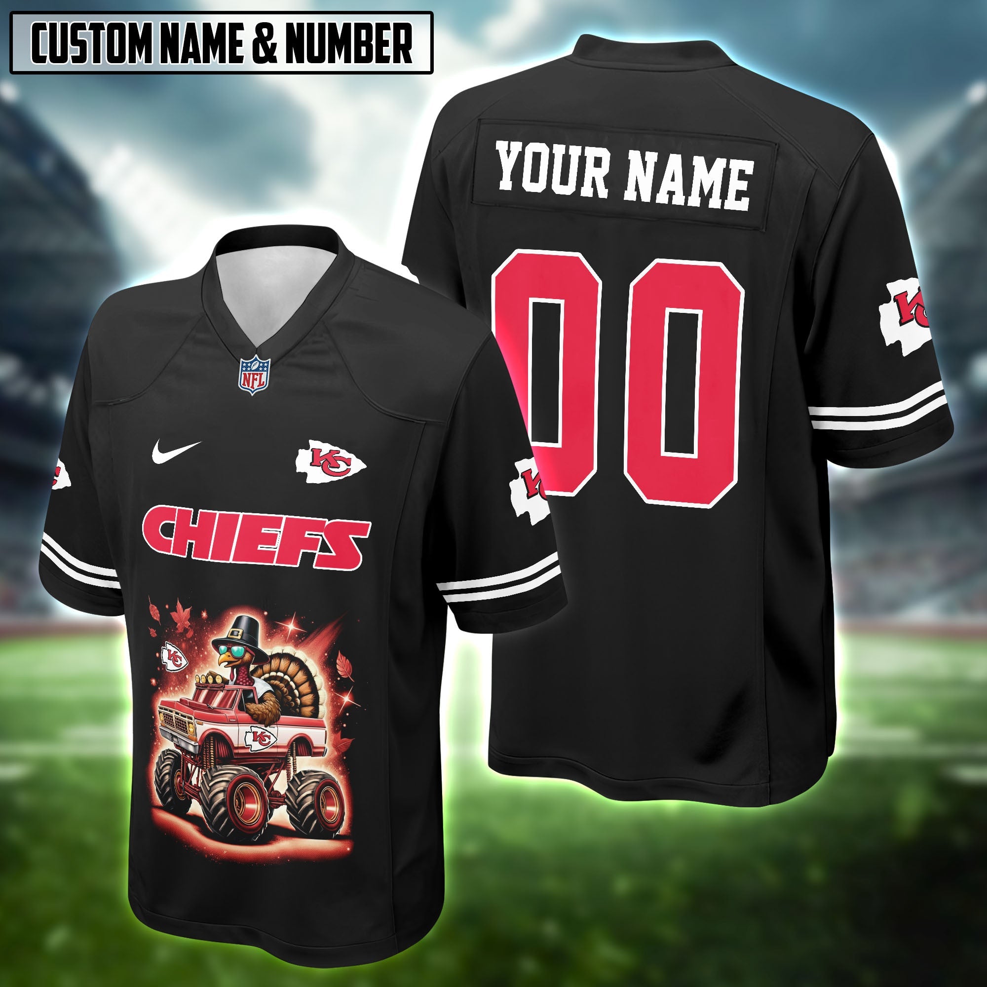 NFL Monster Truck Football Jersey Editions Limited