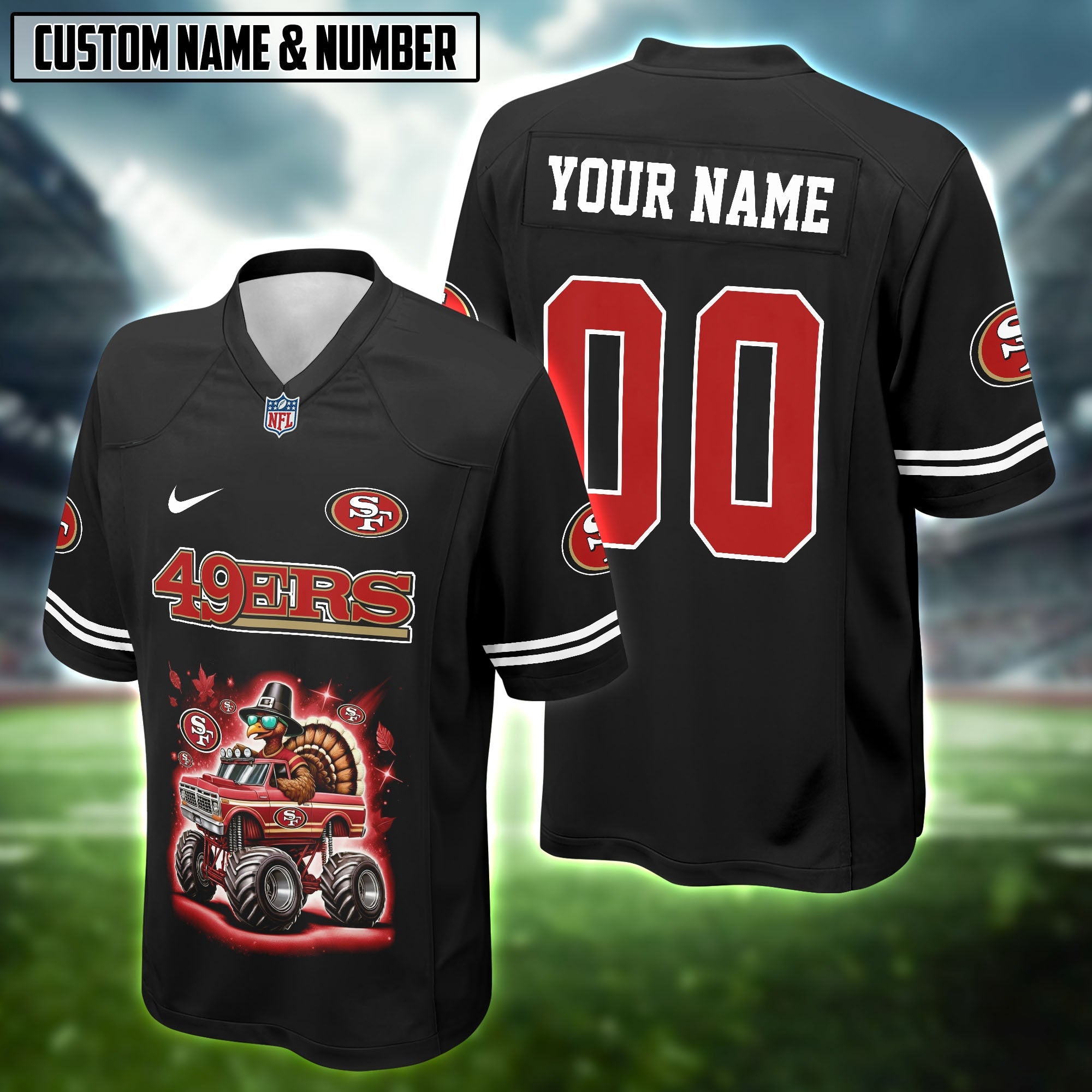 NFL Monster Truck Football Jersey Editions Limited