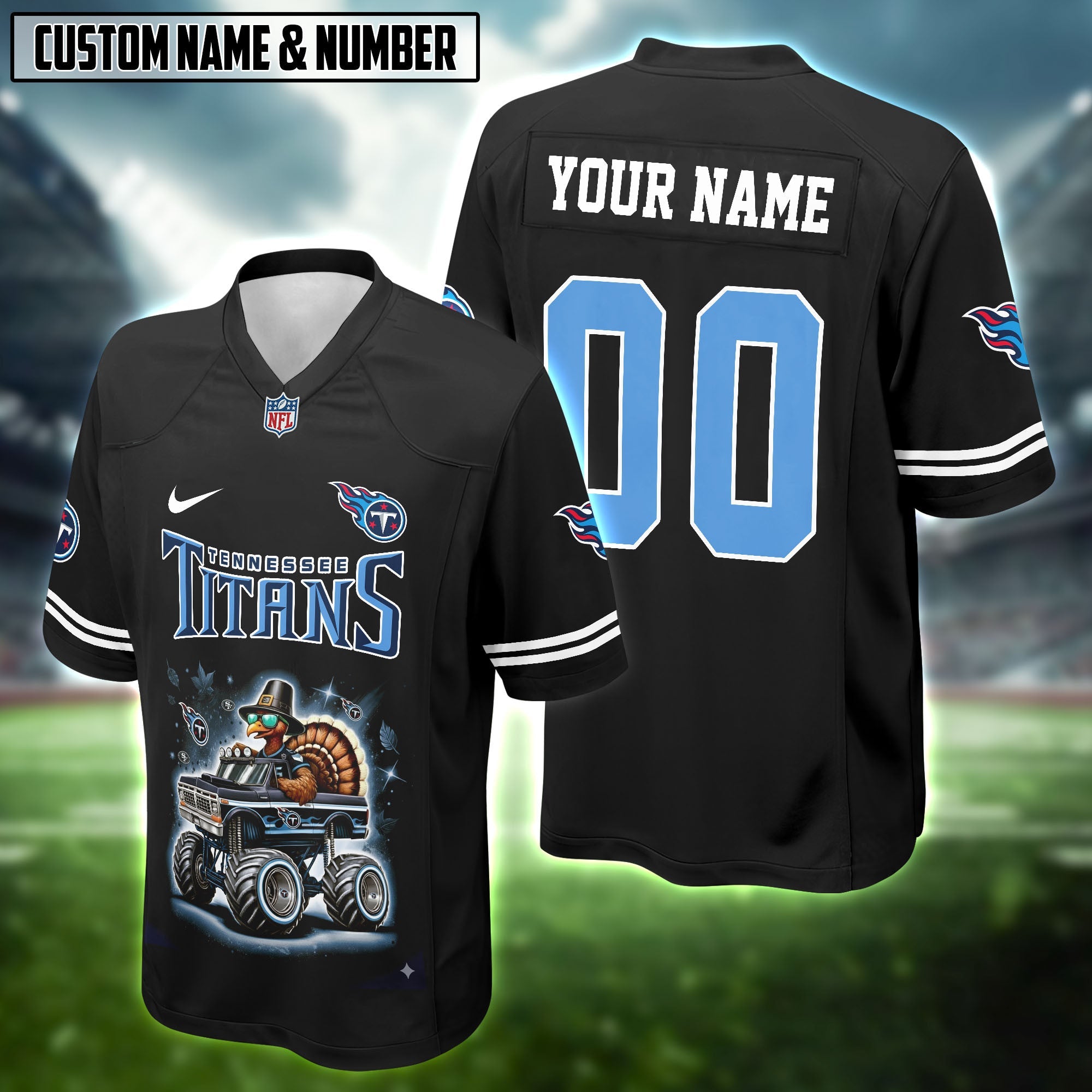 NFL Monster Truck Football Jersey Editions Limited