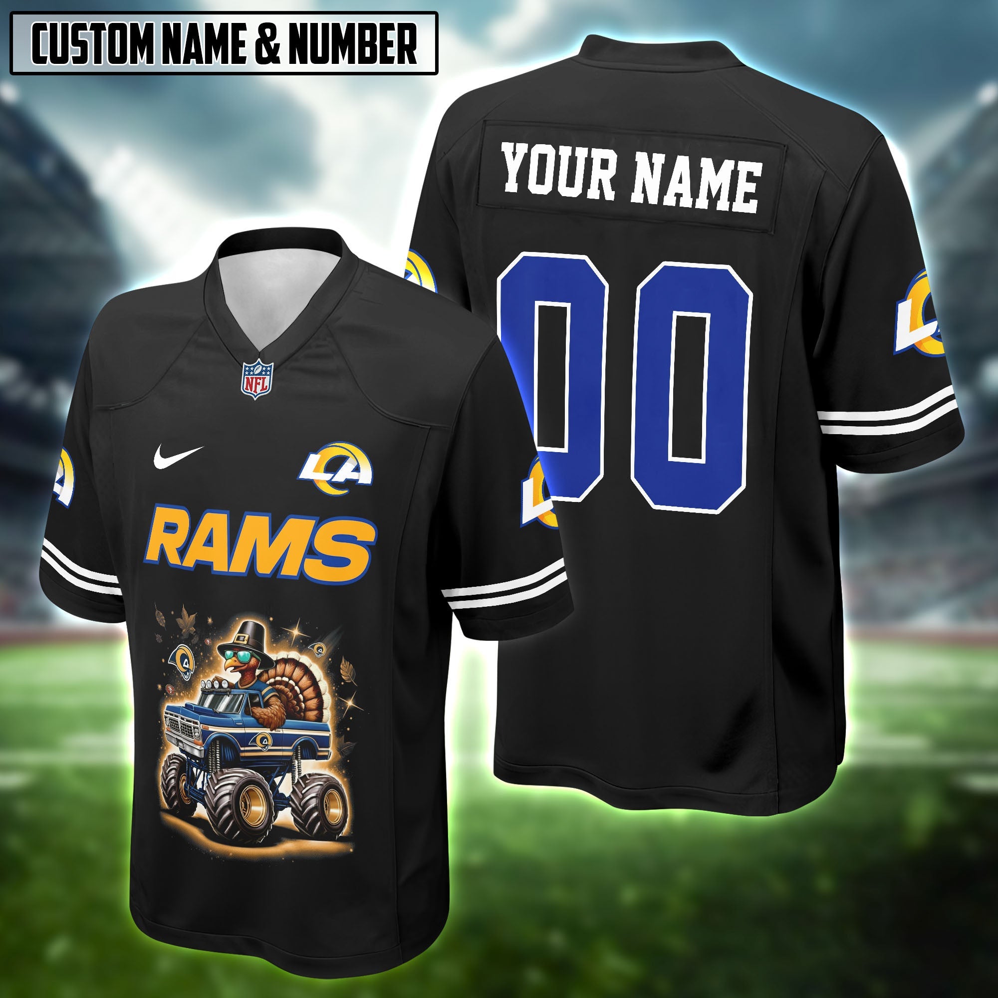 NFL Monster Truck Football Jersey Editions Limited