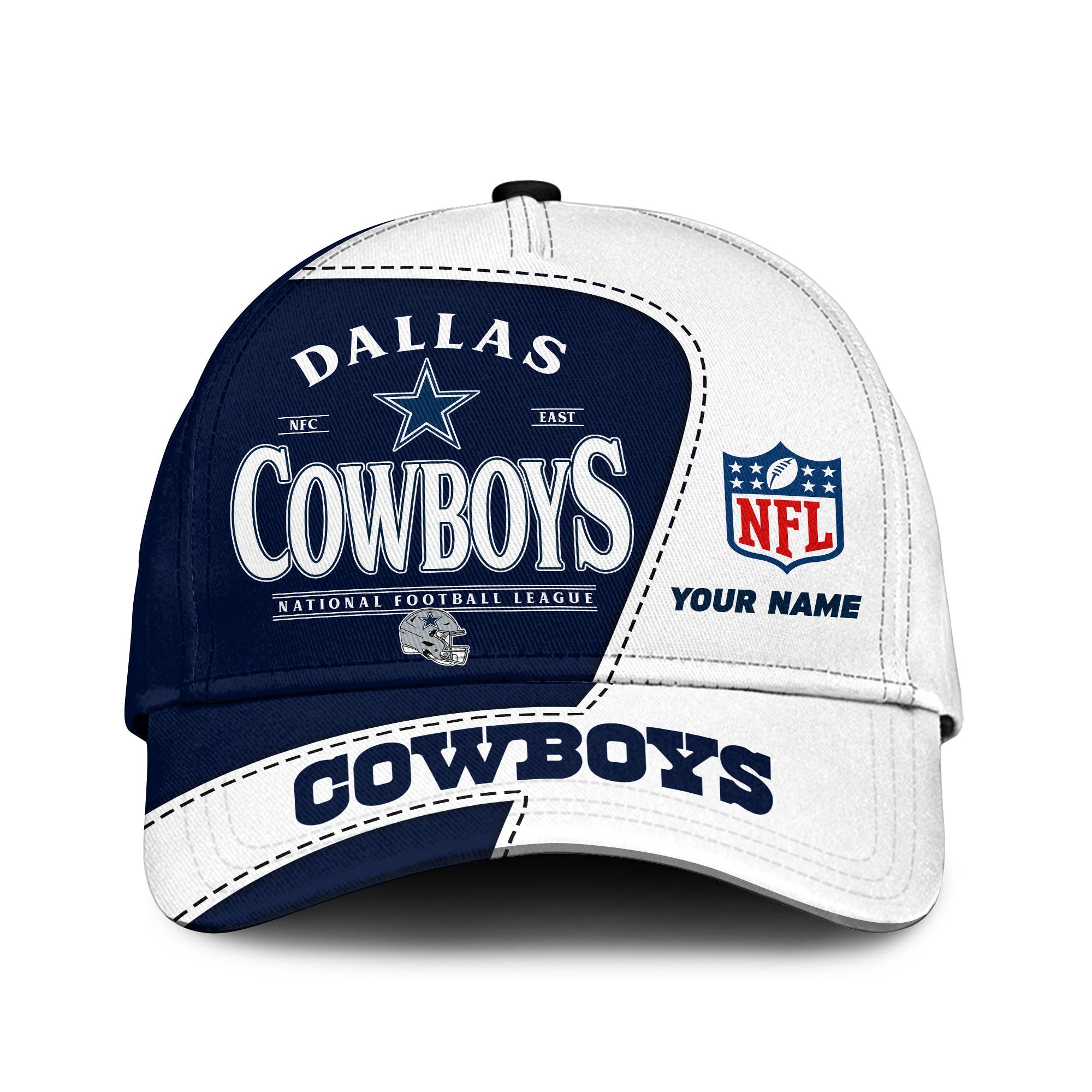 Personalized Dallas Cowboys All Over Printed Classic Cap