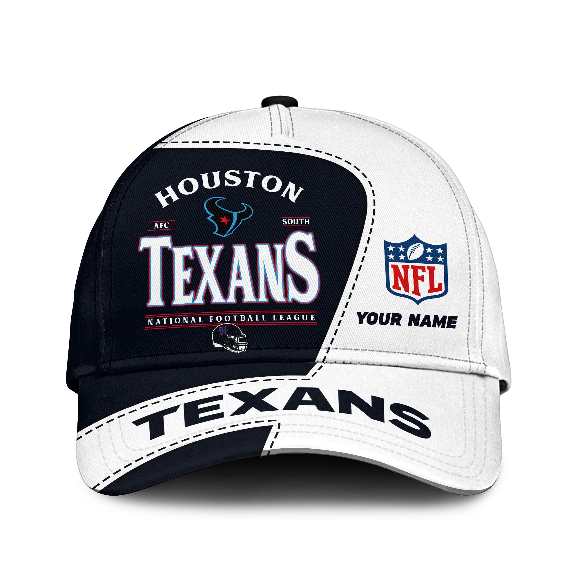 Personalized Houston Texans All Over Printed Classic Cap