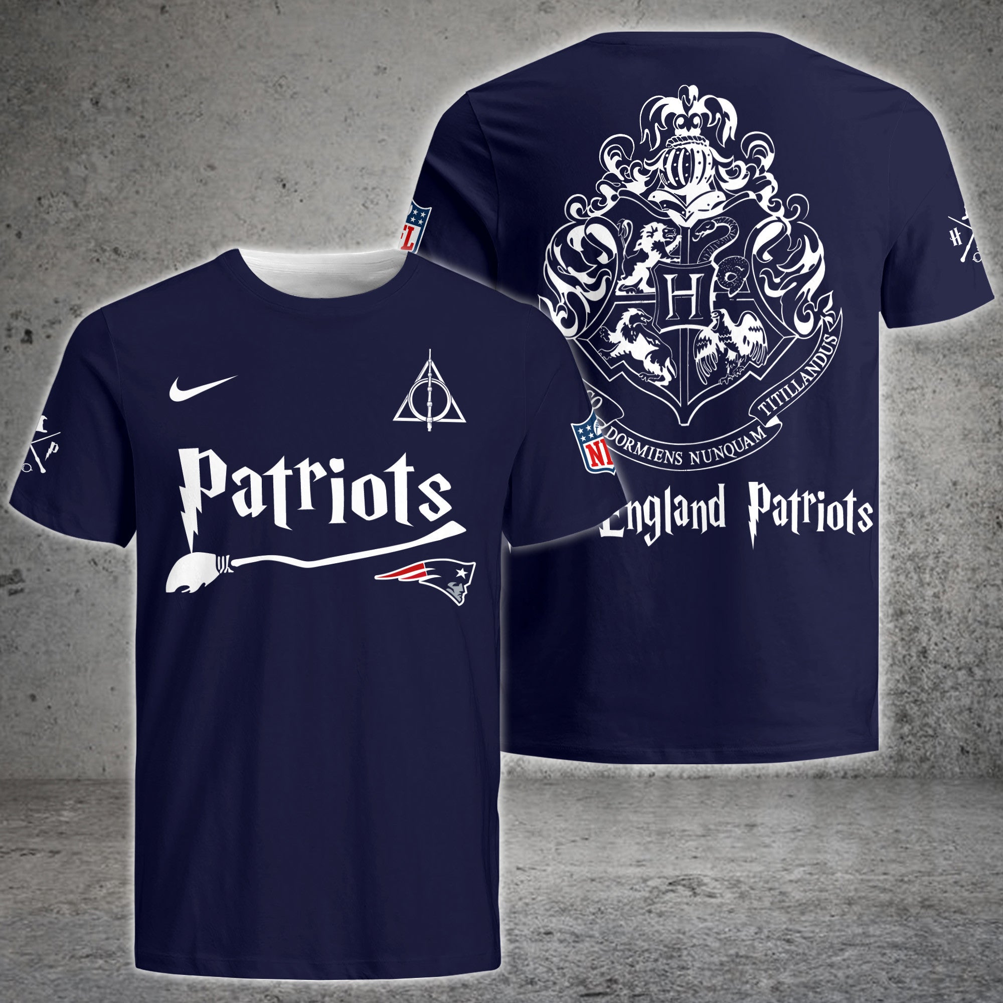 New England Patriots Harry Potter Combo Tshirt | Jogger | Cap