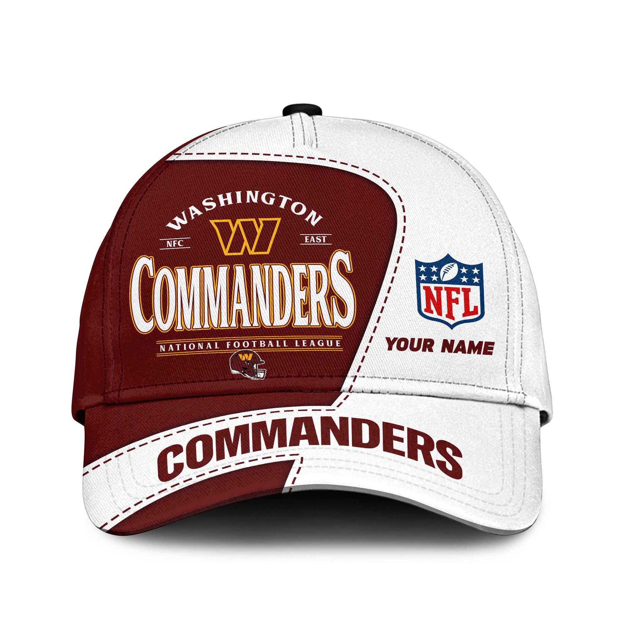 Personalized Washington Commanders All Over Printed Classic Cap