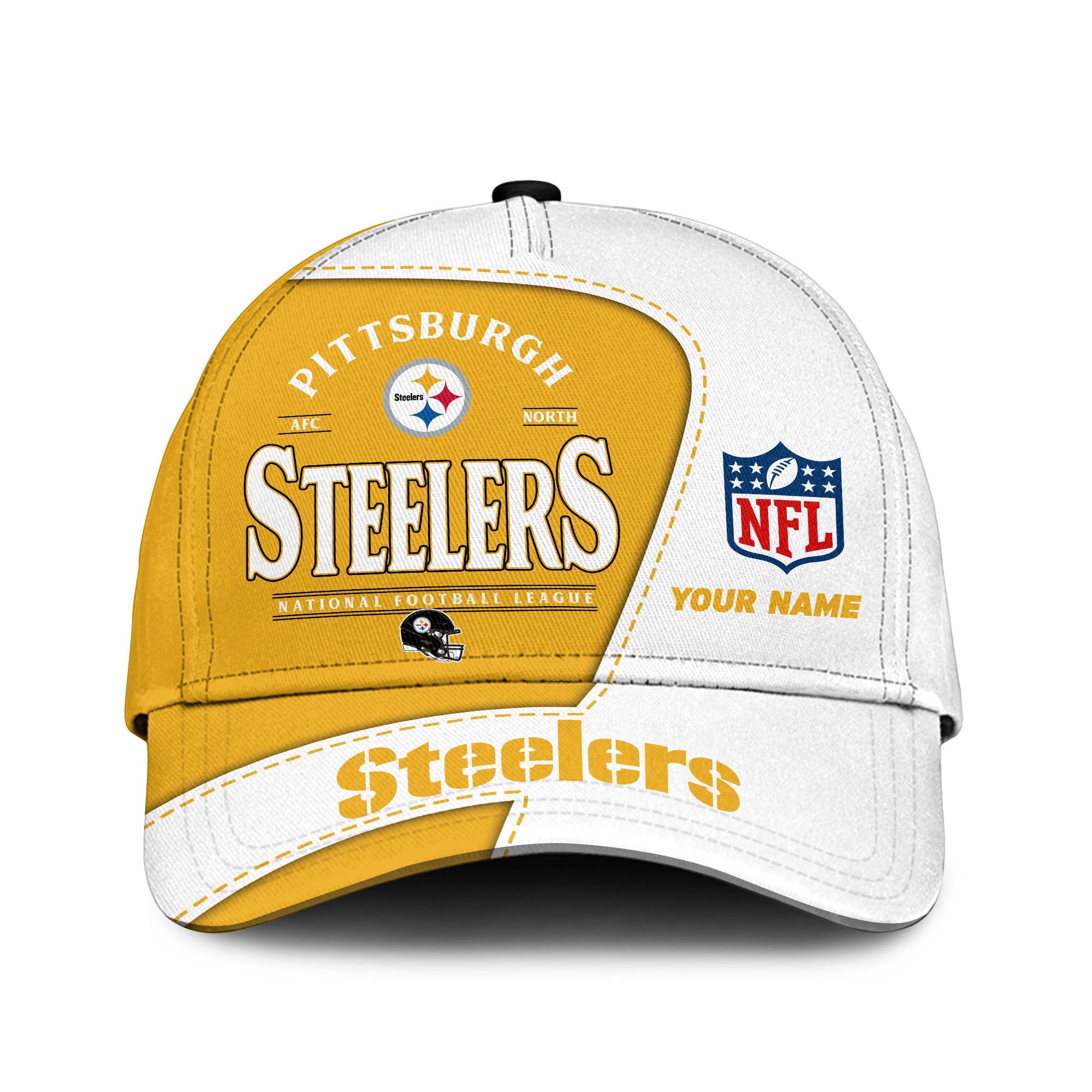 Personalized Pittsburgh Steelers All Over Printed Classic Cap
