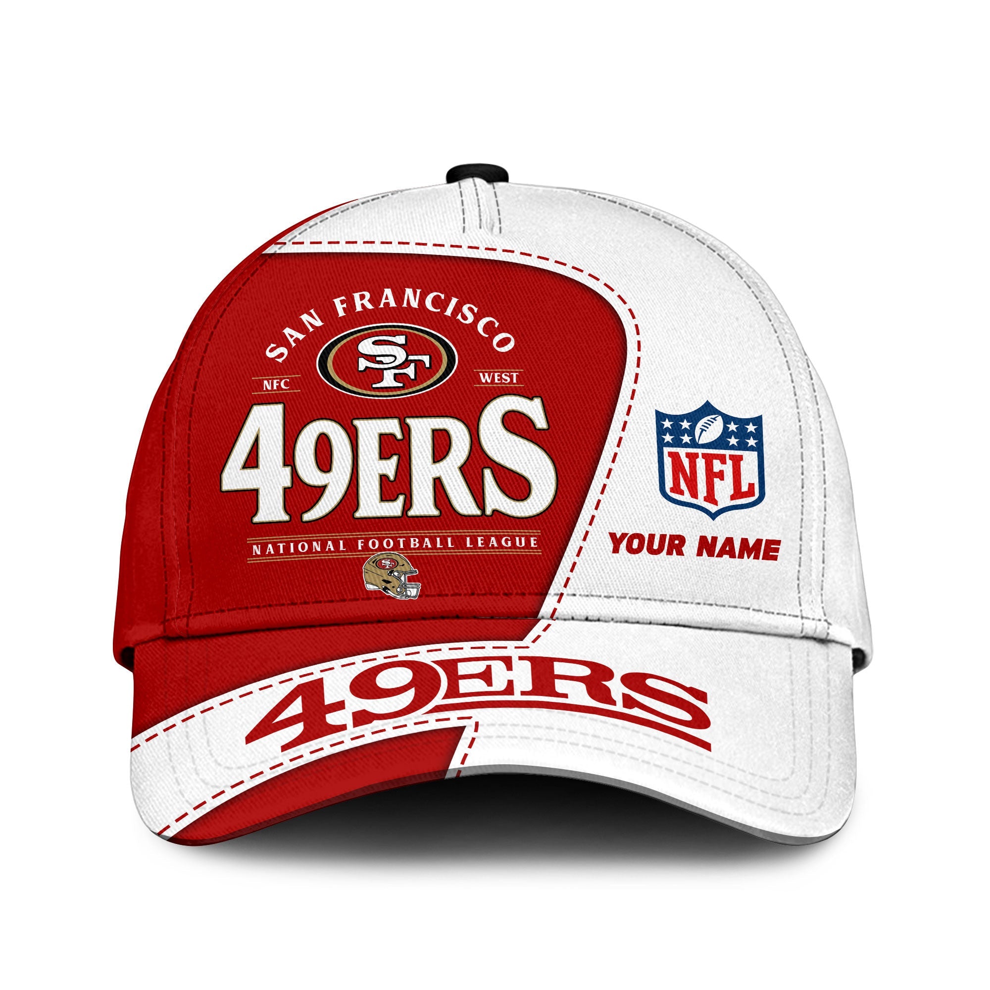 Personalized San Francisco 49ers All Over Printed Classic Cap