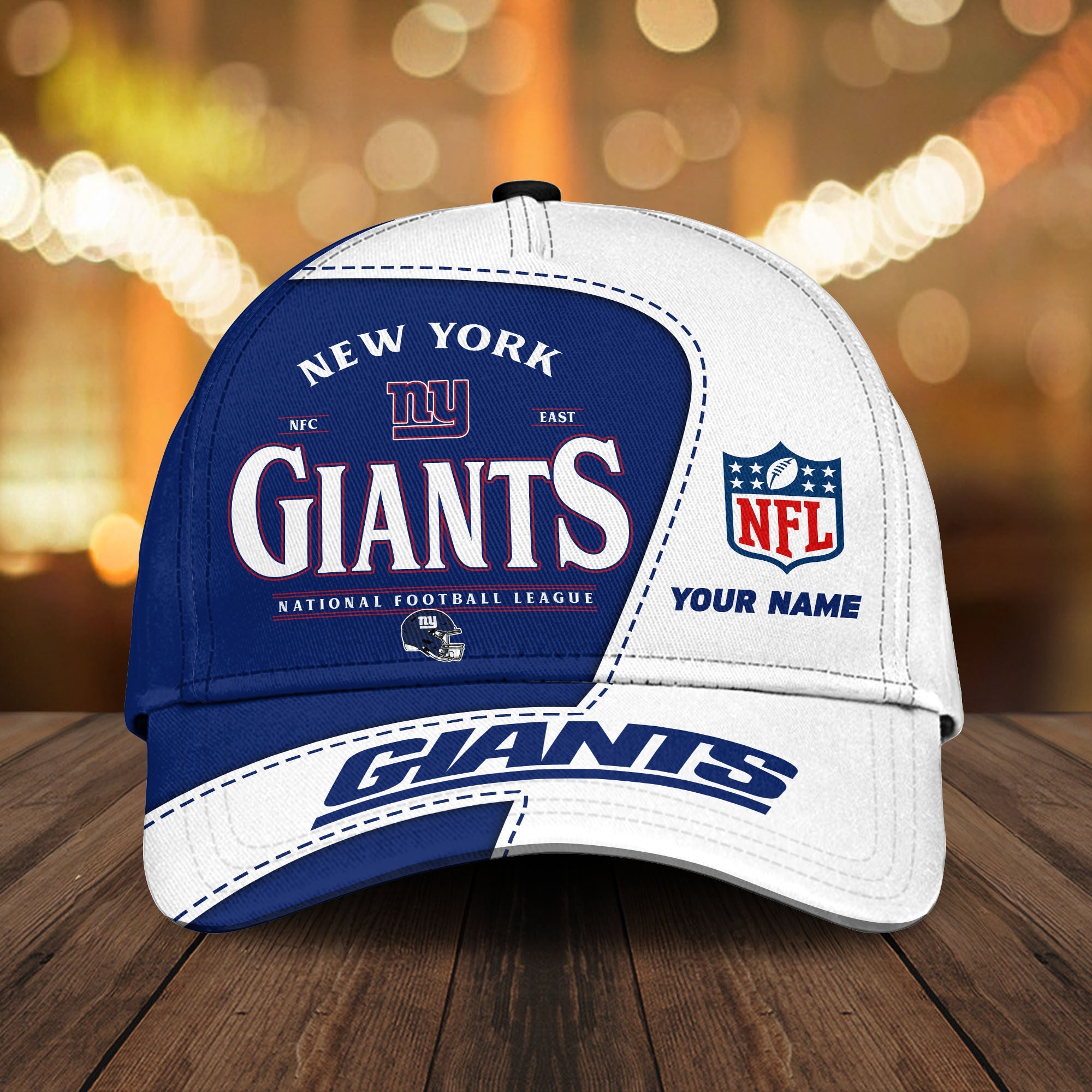 Personalized New York Giants All Over Printed Classic Cap