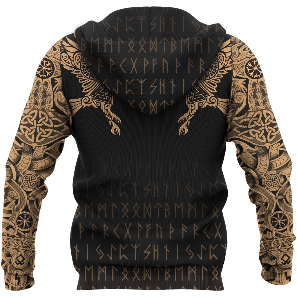 The Raven Of Odin Tattoo Special Gold