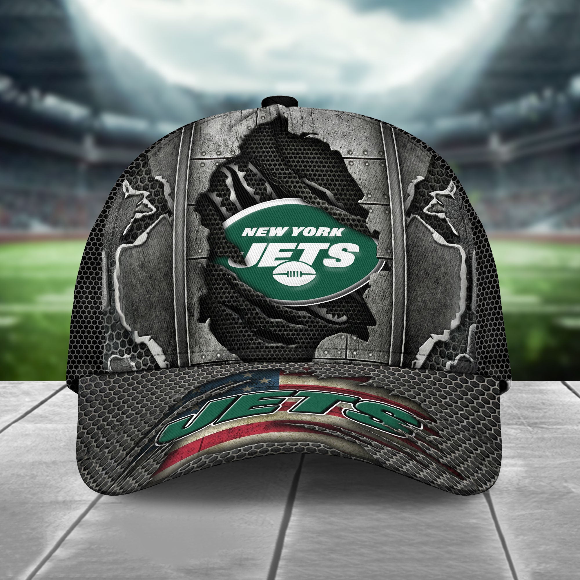 NYJ Jets Football Team Logo Baseball Cap