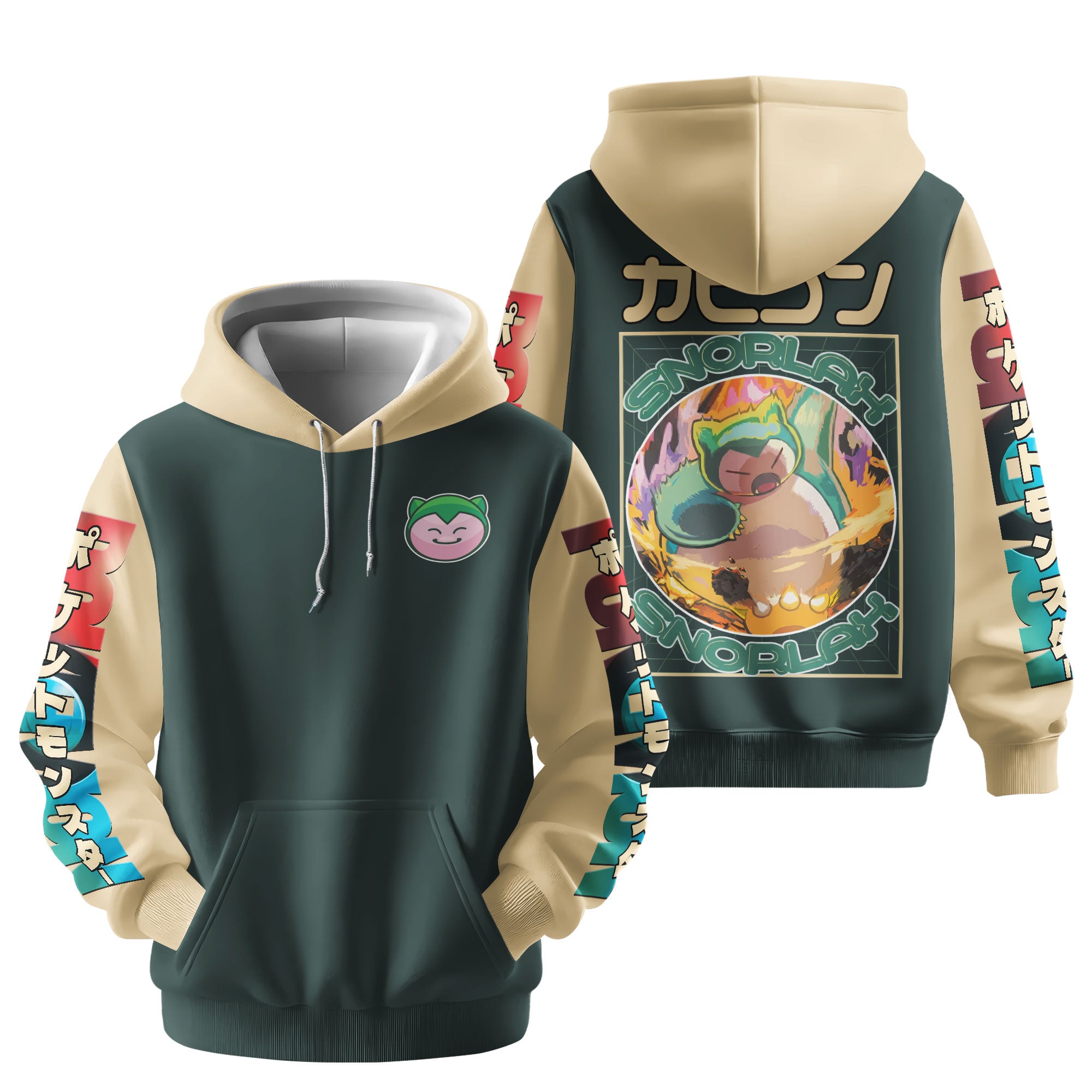 Snorlax Pokemon Streetwear Hoodie