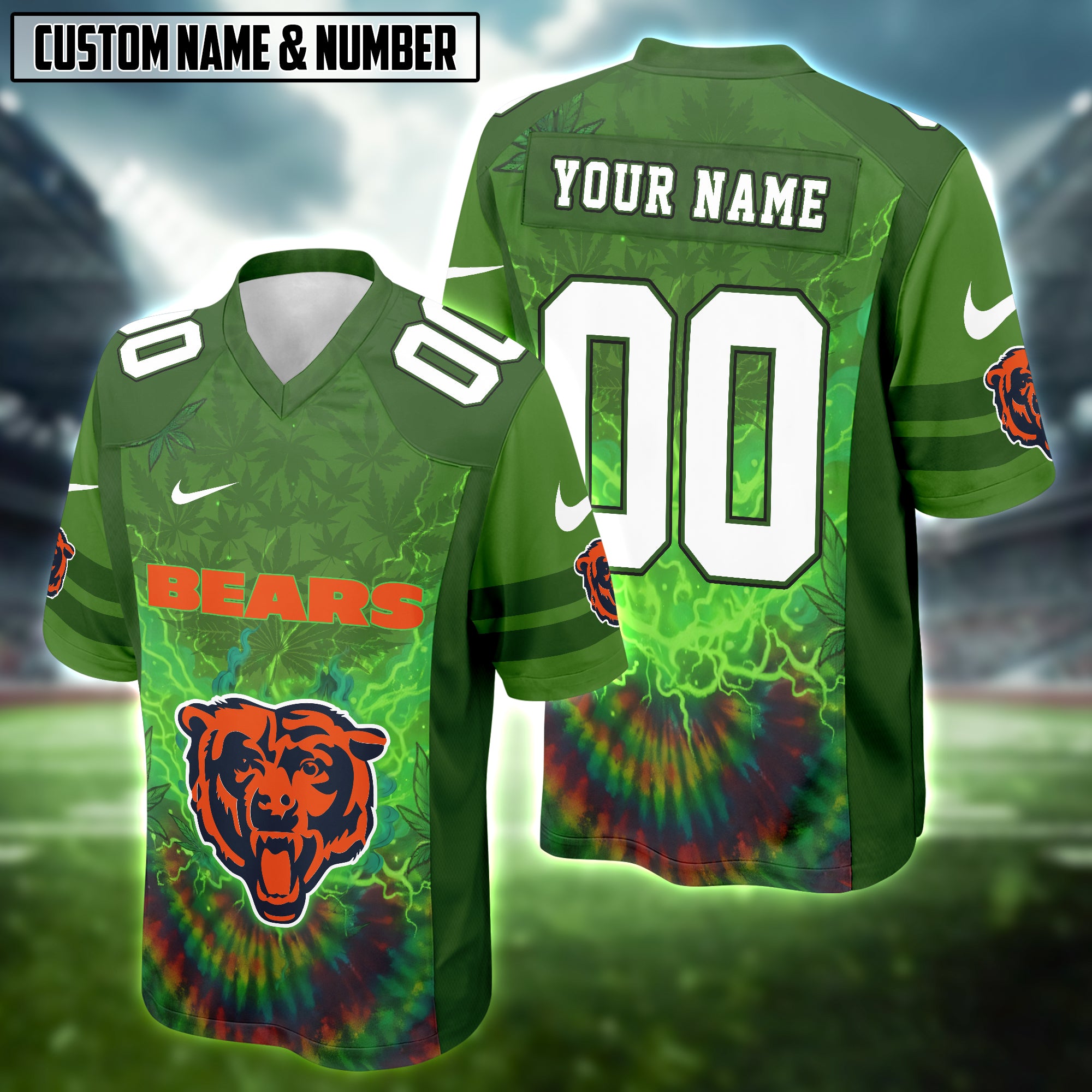 NFL X Canabis Weeb High Football Jersey Editions Limited