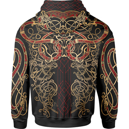 Loki Pullover Hoodie - Fire Edition