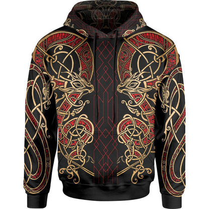 Loki Pullover Hoodie - Fire Edition