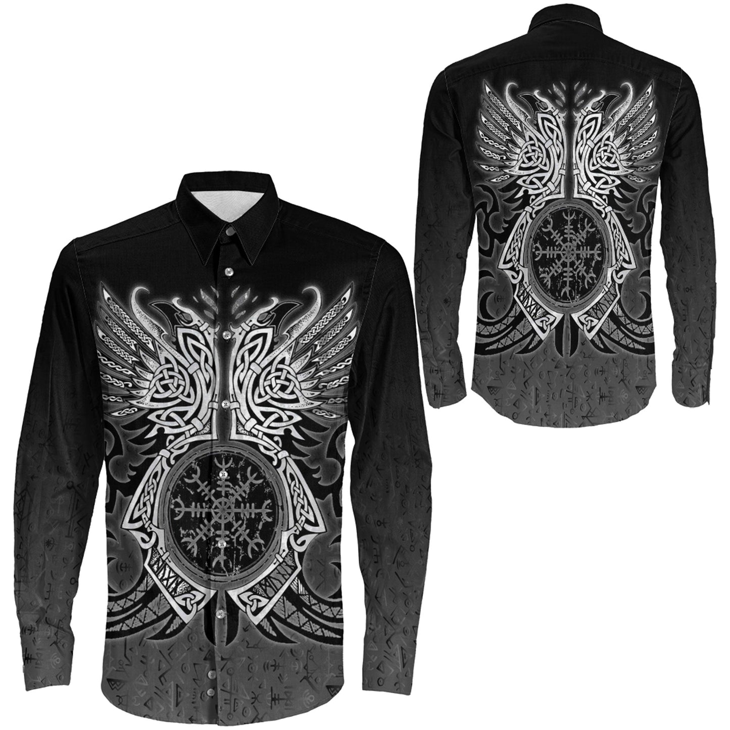Two Raven Cletic Long Sleeve Button Shirt
