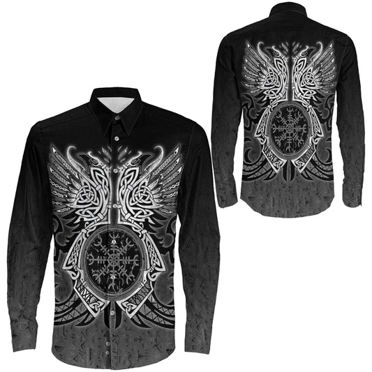 Two Raven Cletic Long Sleeve Button Shirt