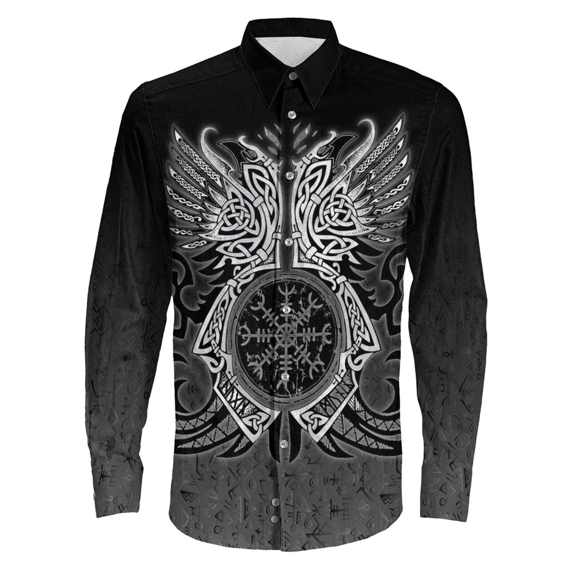 Two Raven Cletic Long Sleeve Button Shirt