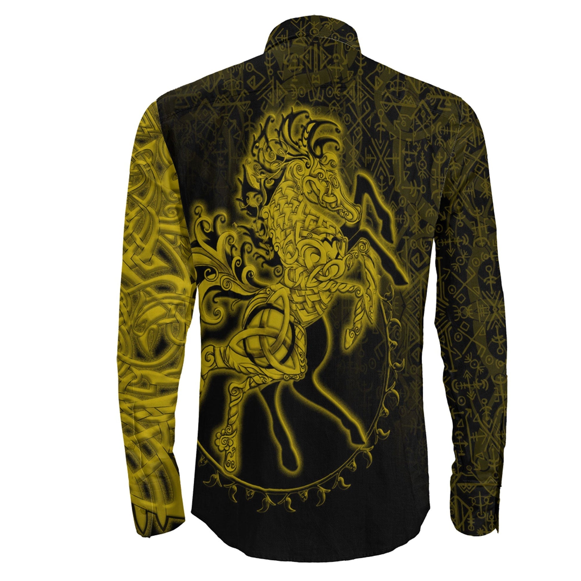 Sleipnir Gold Long Sleeve Button Shirt
