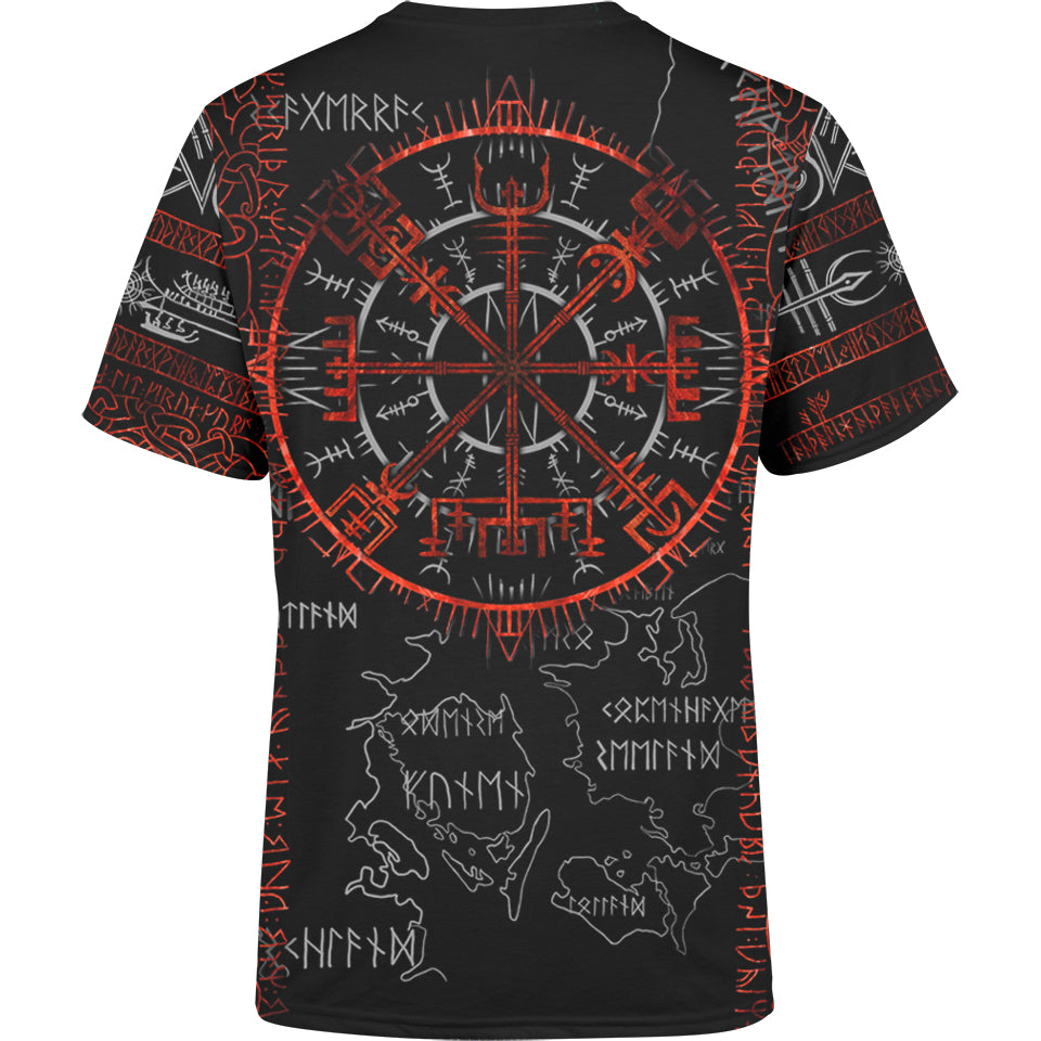 Vegvisir Shirt - Ember Edition All Over Printed T-shirt